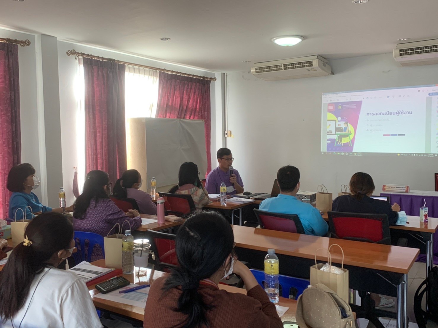 จังหวัดนครนายก จัดประชุมชี้แจงและถ่ายทอดแนวทางการจัดเก็บข้อมูล จปฐ. และข้อมูล กชช.2 ค ประจำปีงบประมาณ พ.ศ. 2566