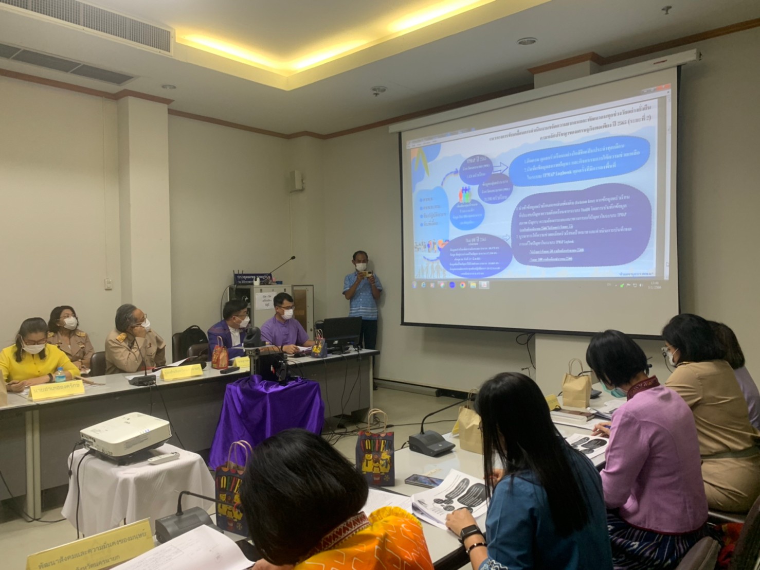 จังหวัดนครนายกประชุมขับเคลื่อนภารกิจการขจัดความยากจน และพัฒนาคนทุกช่วงวัยอย่างยั่งยืนตามหลักปรัชญาของเศรษฐกิจ พอเพียง ในระยะที่ 2