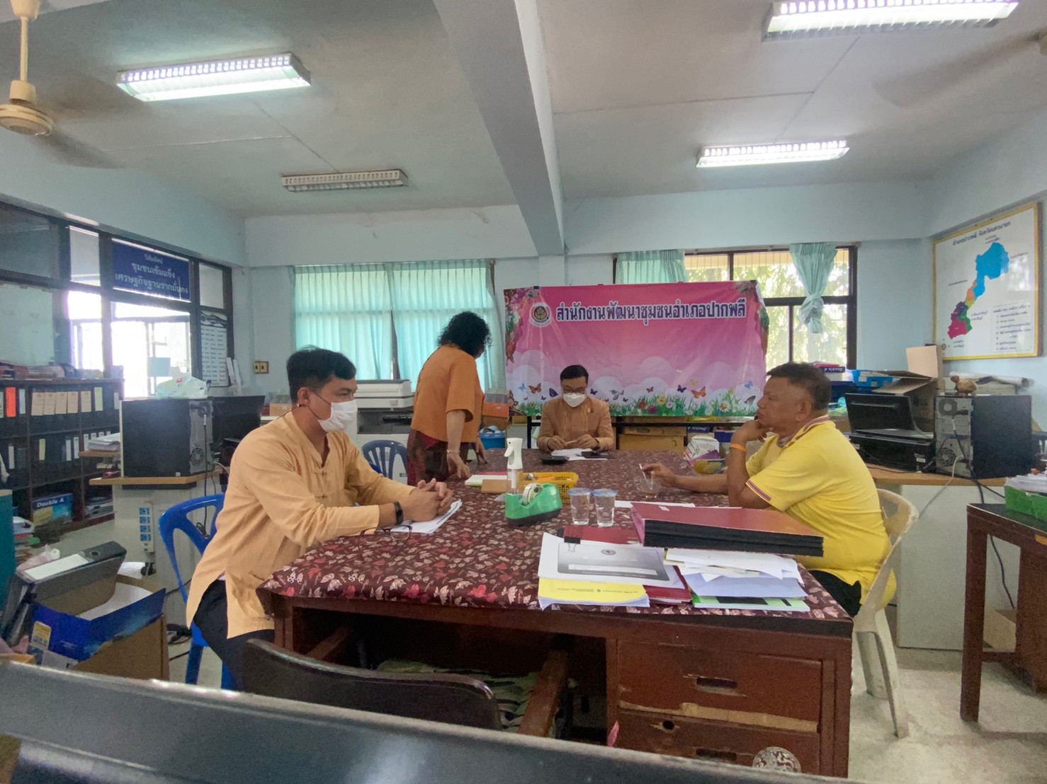 พช. นครนายก ลงพื้นที่ติดตามและสนับสนุนการบริหารการจัดเก็บข้อมูลความจำเป็นพื้นฐาน (จปฐ.) ประจำปีงบประมาณ พ.ศ. 2566