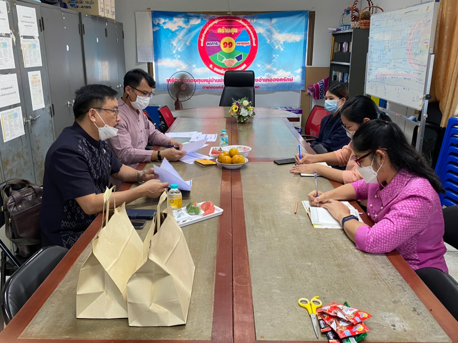 พช. นครนายก ลงพื้นที่ติดตามและสนับสนุนการบริหารการจัดเก็บข้อมูลความจำเป็นพื้นฐาน (จปฐ.) และกิจกรรมการพัฒนาชุมชนประจำปีงบประมาณ พ.ศ. 2566