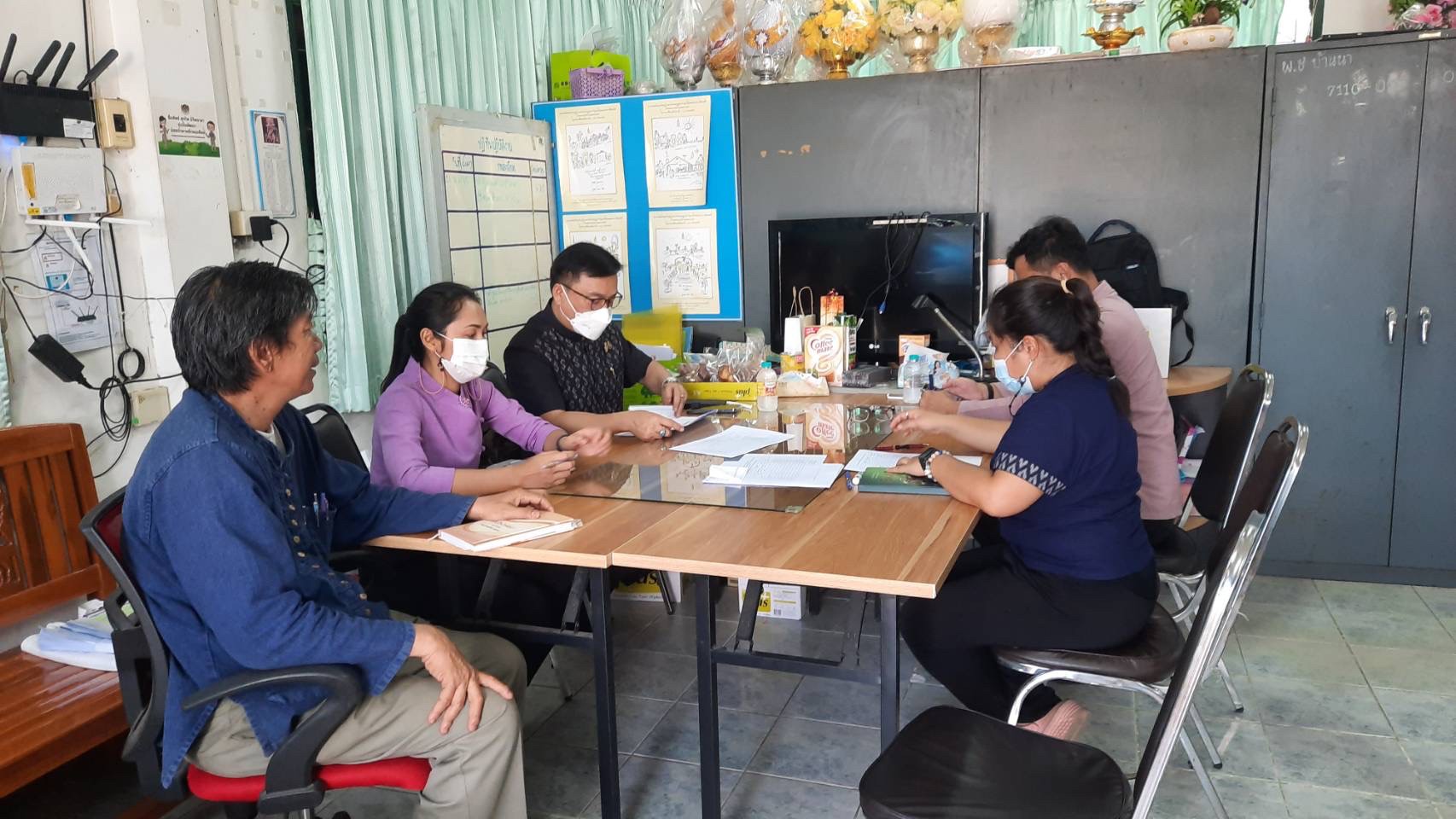 พช. นครนายก ลงพื้นที่ติดตามและสนับสนุนการบริหารการจัดเก็บข้อมูลความจำเป็นพื้นฐาน (จปฐ.) และกิจกรรมการพัฒนาชุมชนประจำปีงบประมาณ พ.ศ. 2566