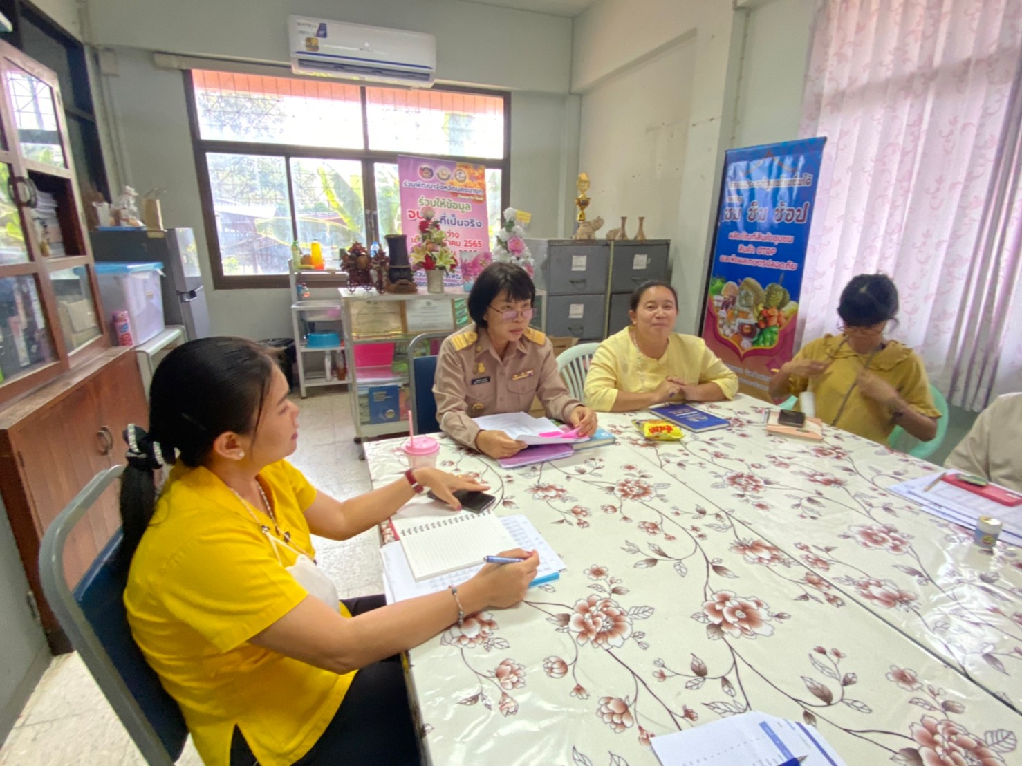 พช. นครนายก ลงพื้นที่ติดตามและสนับสนุนการบริหารการจัดเก็บข้อมูลความจำเป็นพื้นฐาน (จปฐ.) ประจำปีงบประมาณ พ.ศ. 2566