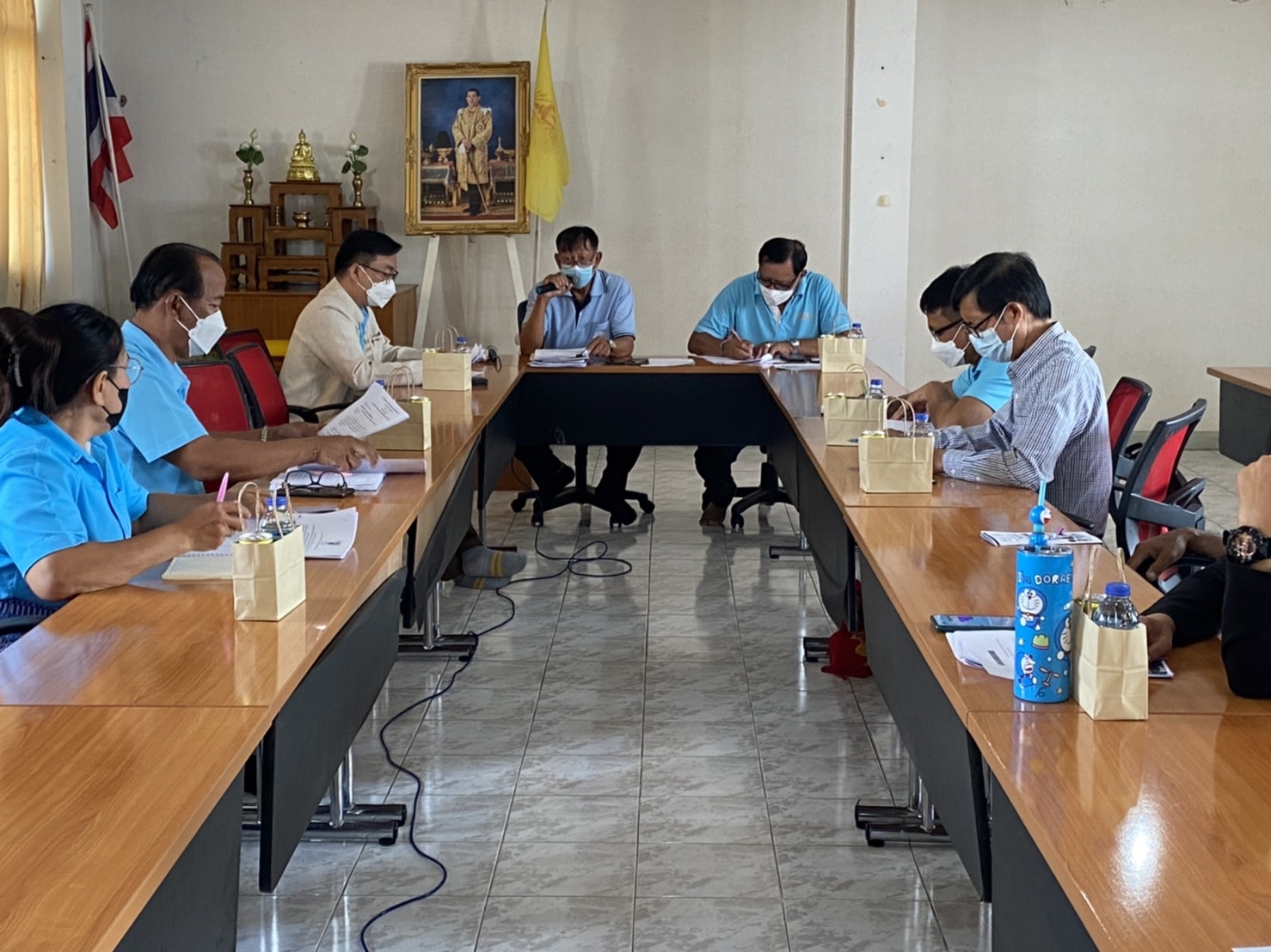 เครือข่ายกองทุนแม่ของแผ่นดินจังหวัดนครนายก ประชุมจัดทำแผนการขับเคลื่อนงานตามภารกิจประจำปีงบประมาณ พ.ศ. 2566