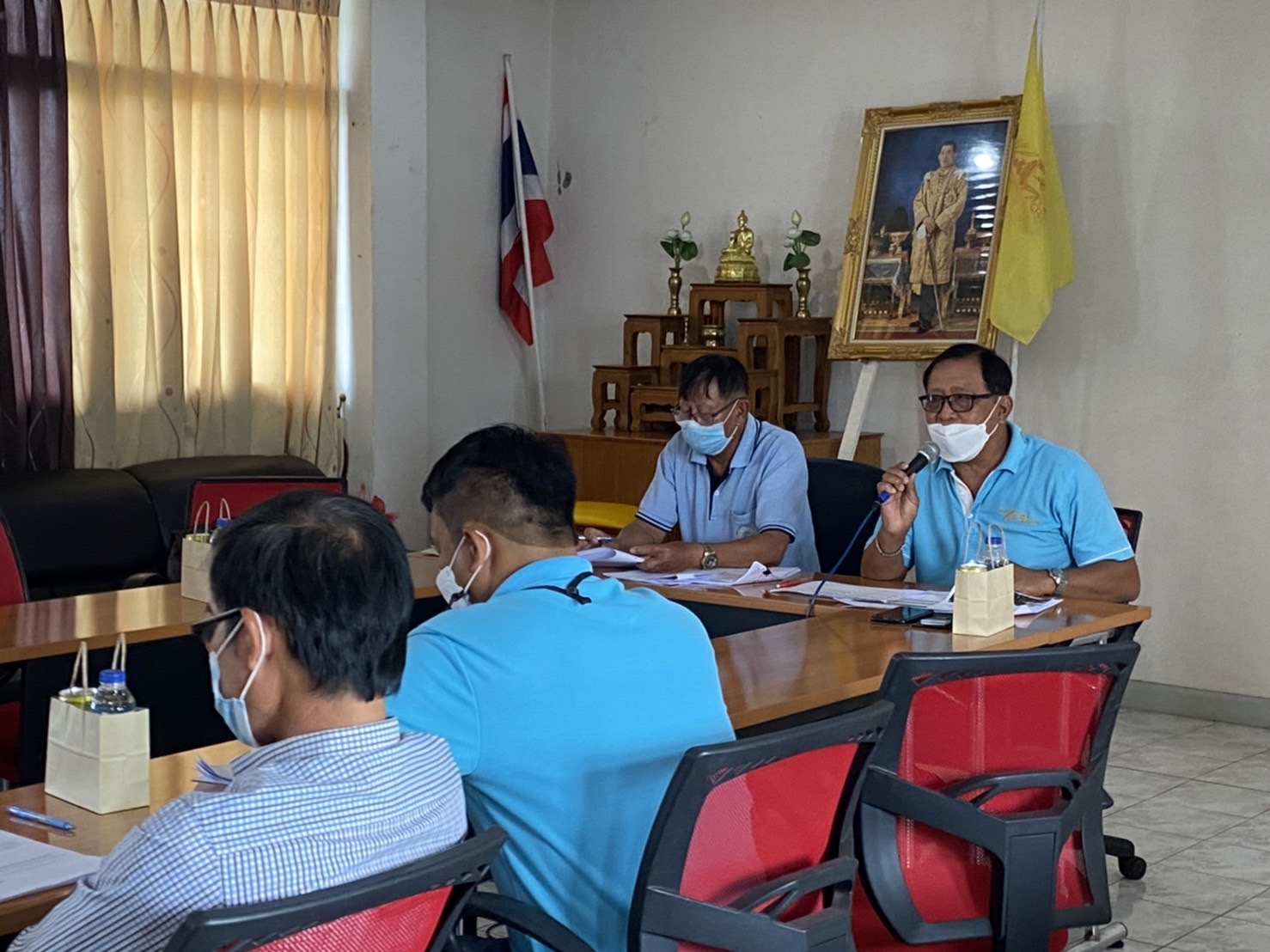 เครือข่ายกองทุนแม่ของแผ่นดินจังหวัดนครนายก ประชุมจัดทำแผนการขับเคลื่อนงานตามภารกิจประจำปีงบประมาณ พ.ศ. 2566