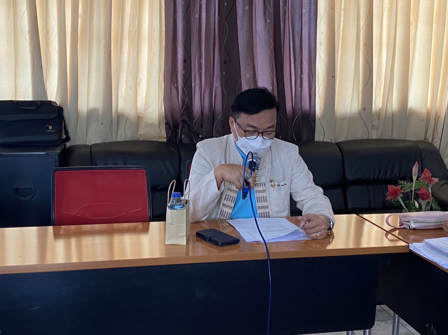 เครือข่ายกองทุนแม่ของแผ่นดินจังหวัดนครนายก ประชุมจัดทำแผนการขับเคลื่อนงานตามภารกิจประจำปีงบประมาณ พ.ศ. 2566