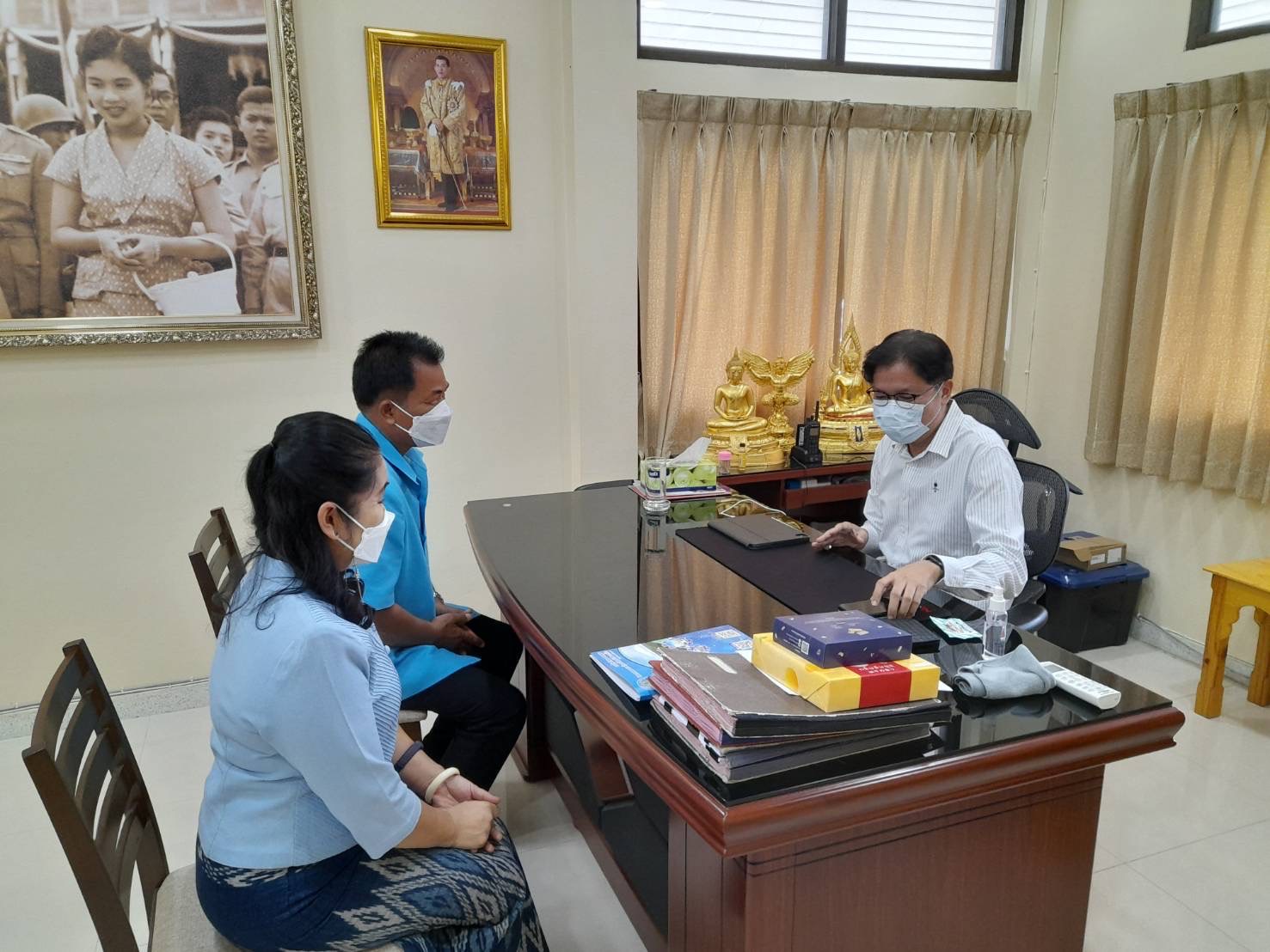 พัฒนาการจังหวัดนครนายก นำทีมลงพื้นที่อำเภอองครักษ์ เพื่อติดตามการดำเนินงานโครงการ กิจกรรมตามยุทธศาสตร์กรมการพัฒนาชุมชน ไตรมาส2 ประจำปีงบประมาณ พ.ศ.2566