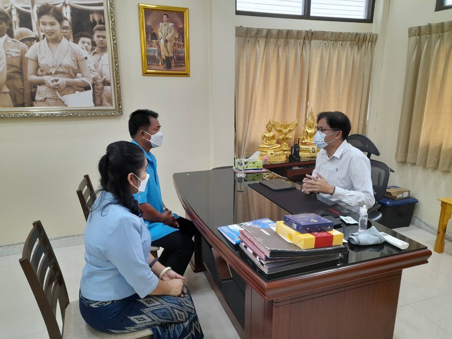 พัฒนาการจังหวัดนครนายก นำทีมลงพื้นที่อำเภอองครักษ์ เพื่อติดตามการดำเนินงานโครงการ กิจกรรมตามยุทธศาสตร์กรมการพัฒนาชุมชน ไตรมาส2 ประจำปีงบประมาณ พ.ศ.2566