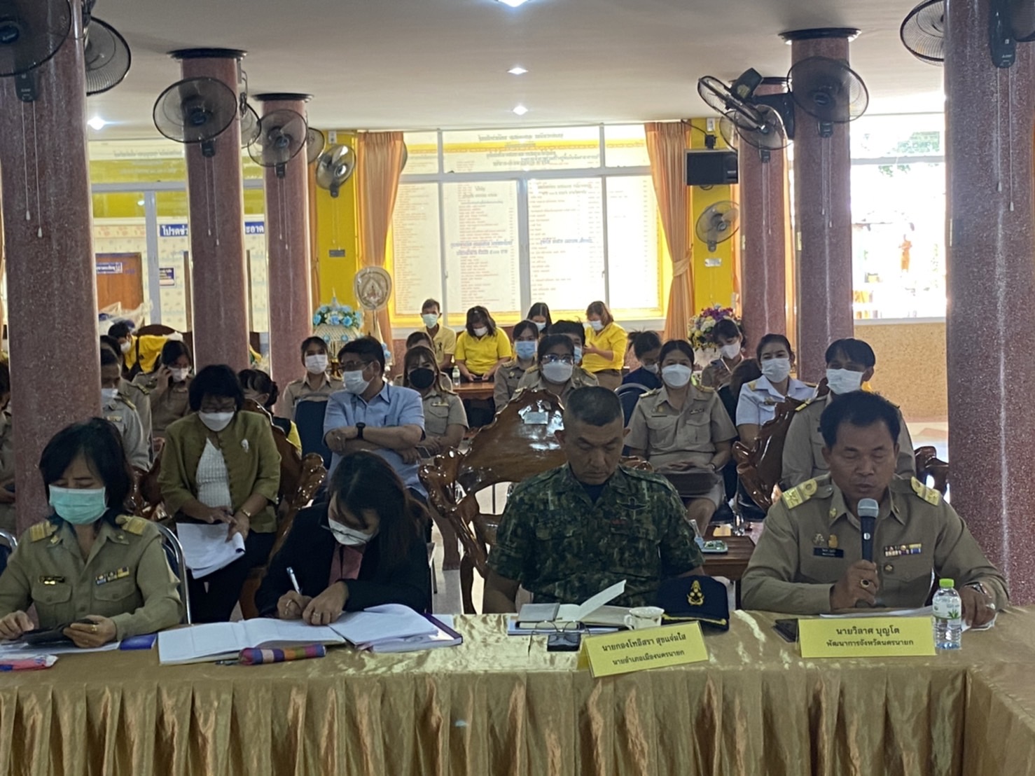 พช. นครนายก นำโดยนายวิลาศ บุญโต พัฒนาการจังหวัดนครนายก และอำเภอเมืองนครนายก นำโดยนายกองโทอิสรา สุขแจ่มใส นายอำเภอเมืองนครนายก ร่วมลงพื้นที่ตรวจราชการแบบบูรณาการ เพื่อติดตามการดำเนินการในภารกิจต่างๆที่สำคัญตามนโยบายรัฐบาลในพื้นที่จังหวัดนครนายก