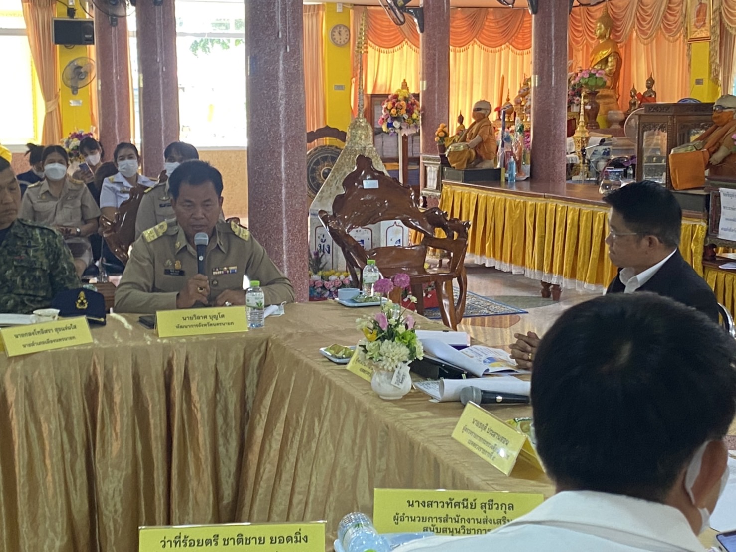 พช. นครนายก นำโดยนายวิลาศ บุญโต พัฒนาการจังหวัดนครนายก และอำเภอเมืองนครนายก นำโดยนายกองโทอิสรา สุขแจ่มใส นายอำเภอเมืองนครนายก ร่วมลงพื้นที่ตรวจราชการแบบบูรณาการ เพื่อติดตามการดำเนินการในภารกิจต่างๆที่สำคัญตามนโยบายรัฐบาลในพื้นที่จังหวัดนครนายก