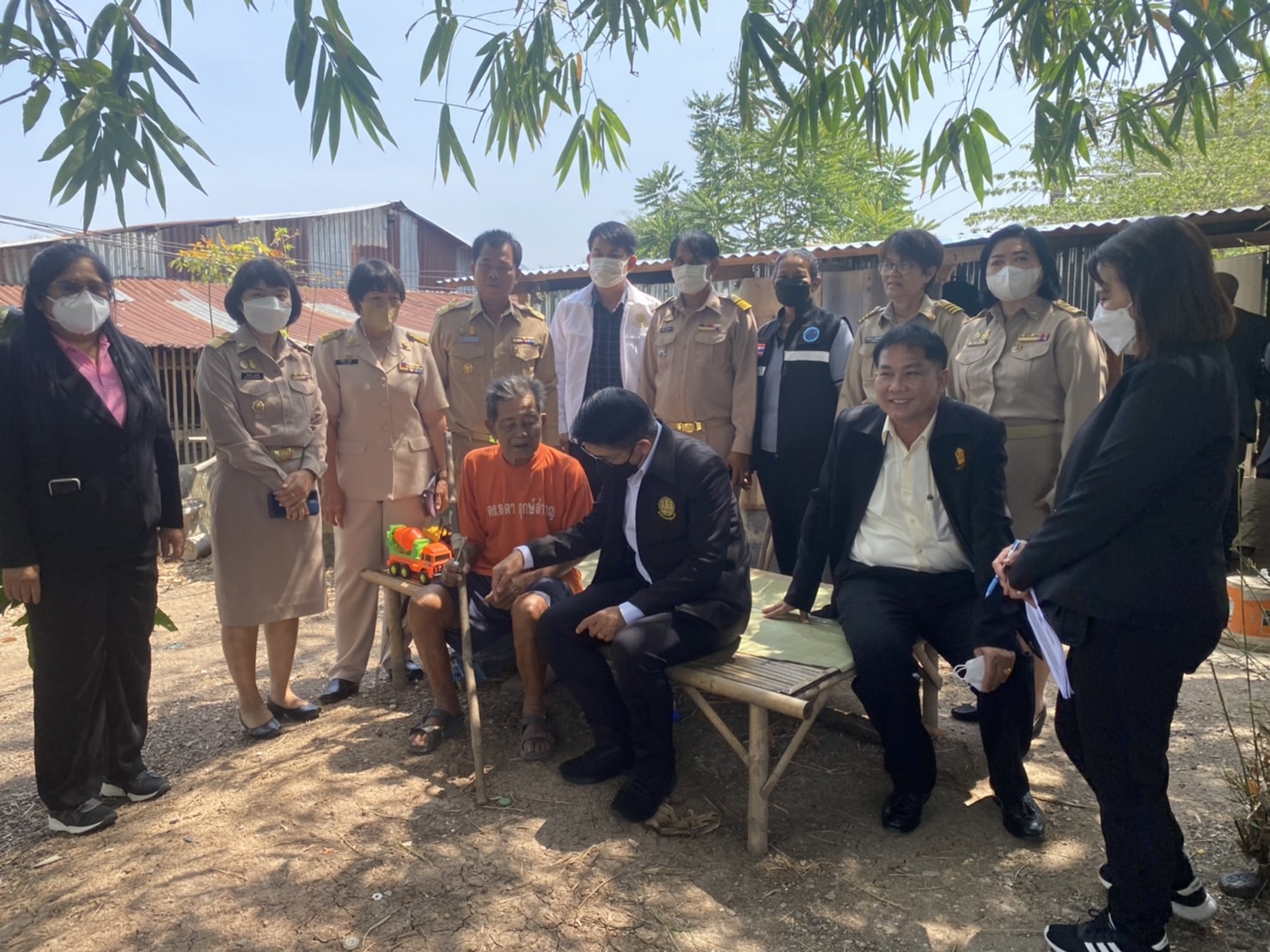 พช. นครนายก นำโดยนายวิลาศ บุญโต พัฒนาการจังหวัดนครนายก และอำเภอเมืองนครนายก นำโดยนายกองโทอิสรา สุขแจ่มใส นายอำเภอเมืองนครนายก ร่วมลงพื้นที่ตรวจราชการแบบบูรณาการ เพื่อติดตามการดำเนินการในภารกิจต่างๆที่สำคัญตามนโยบายรัฐบาลในพื้นที่จังหวัดนครนายก