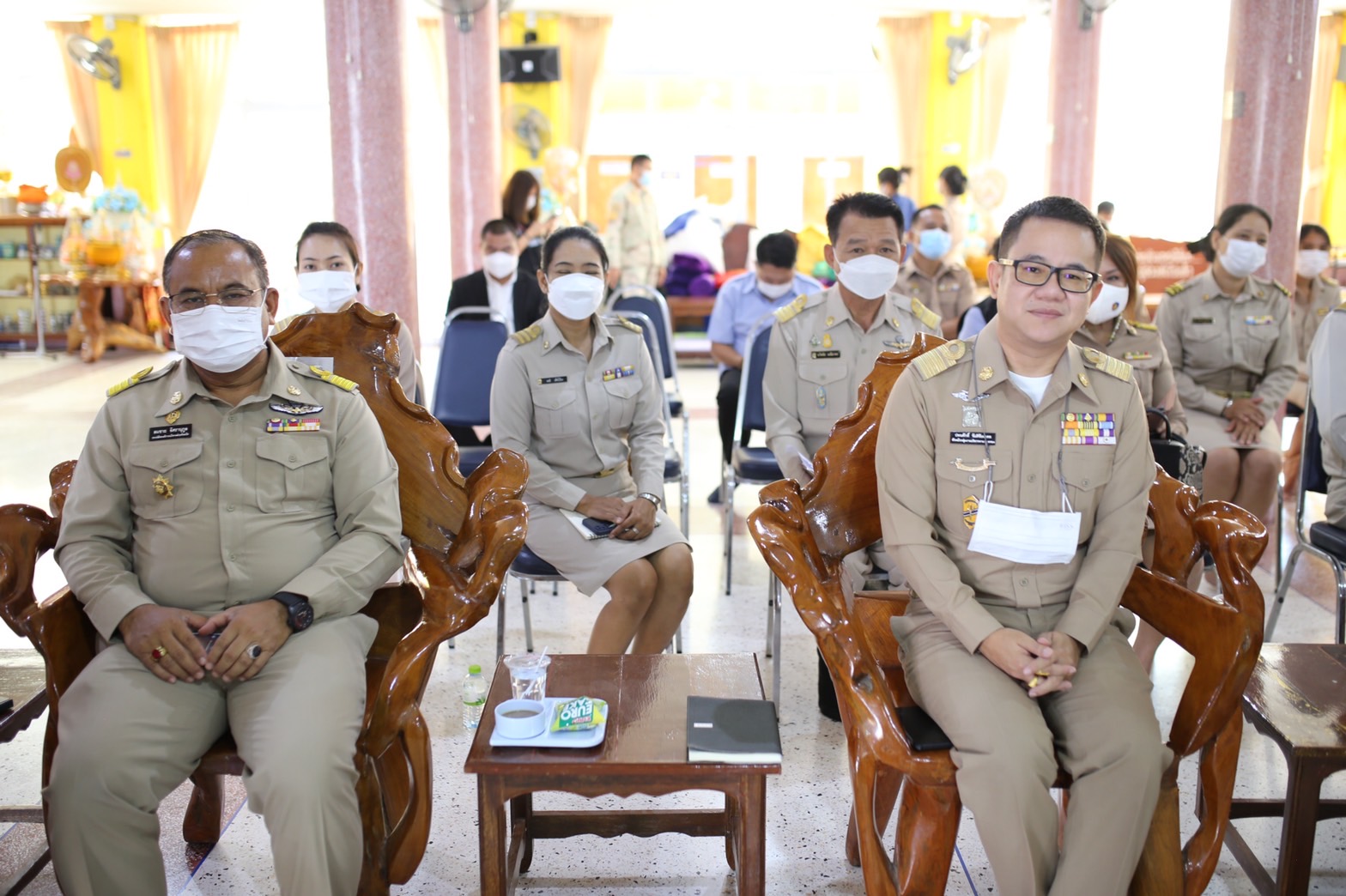 พช. นครนายก นำโดยนายวิลาศ บุญโต พัฒนาการจังหวัดนครนายก และอำเภอเมืองนครนายก นำโดยนายกองโทอิสรา สุขแจ่มใส นายอำเภอเมืองนครนายก ร่วมลงพื้นที่ตรวจราชการแบบบูรณาการ เพื่อติดตามการดำเนินการในภารกิจต่างๆที่สำคัญตามนโยบายรัฐบาลในพื้นที่จังหวัดนครนายก