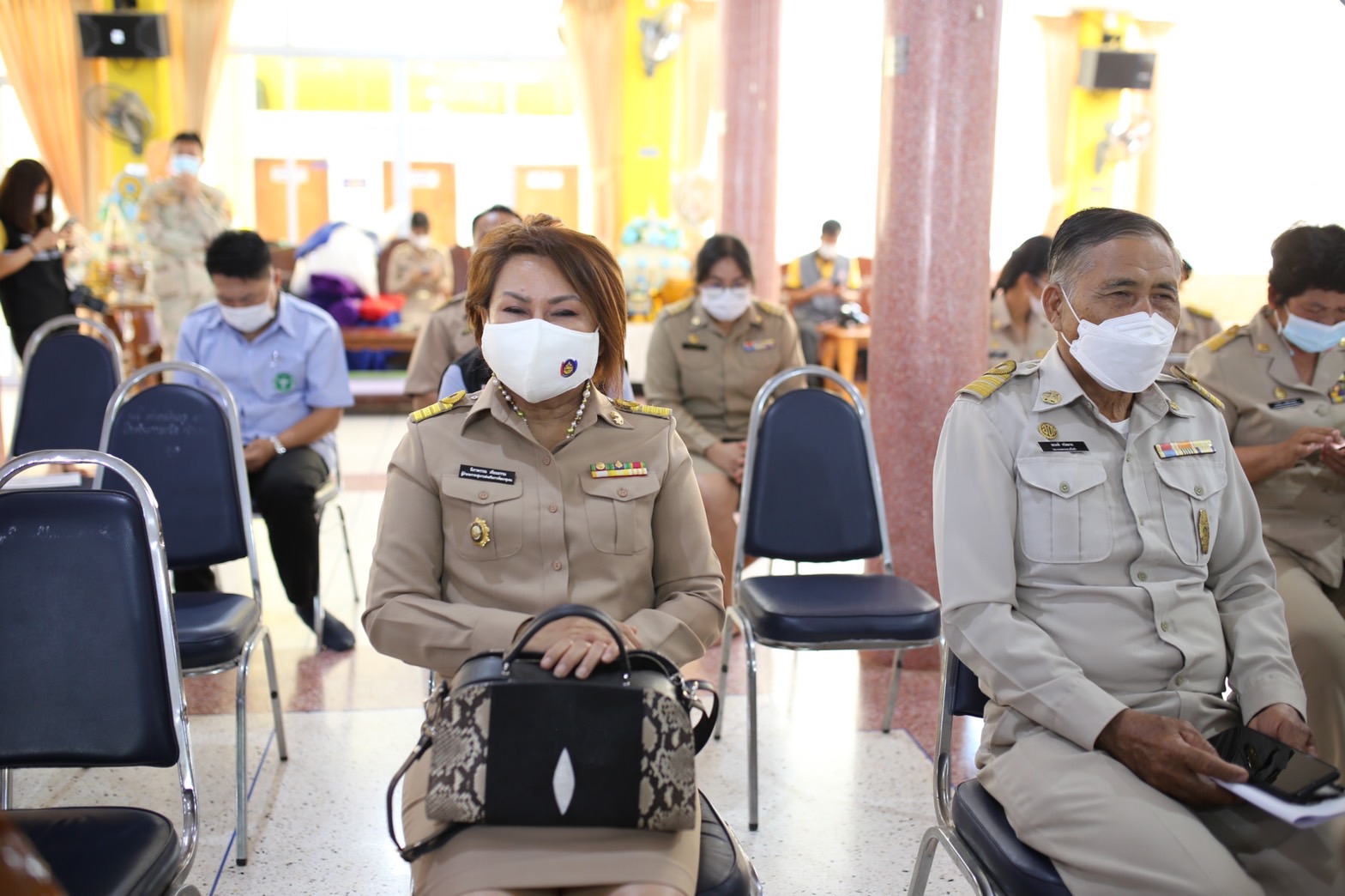 พช. นครนายก นำโดยนายวิลาศ บุญโต พัฒนาการจังหวัดนครนายก และอำเภอเมืองนครนายก นำโดยนายกองโทอิสรา สุขแจ่มใส นายอำเภอเมืองนครนายก ร่วมลงพื้นที่ตรวจราชการแบบบูรณาการ เพื่อติดตามการดำเนินการในภารกิจต่างๆที่สำคัญตามนโยบายรัฐบาลในพื้นที่จังหวัดนครนายก