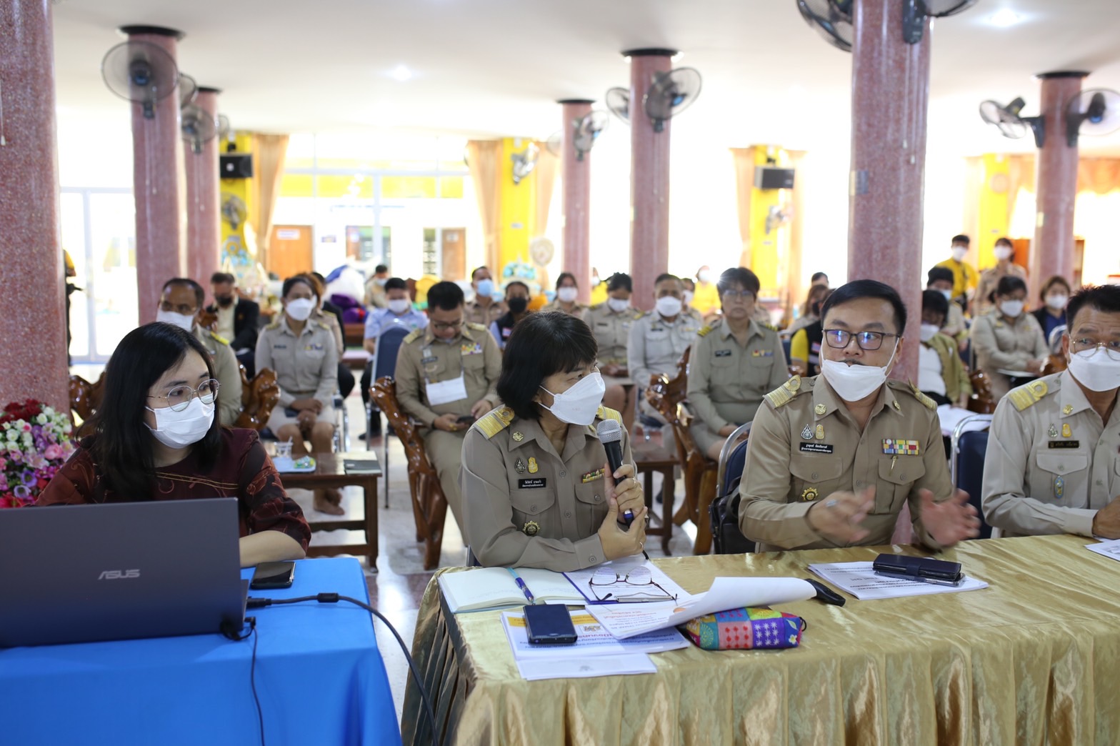 พช. นครนายก นำโดยนายวิลาศ บุญโต พัฒนาการจังหวัดนครนายก และอำเภอเมืองนครนายก นำโดยนายกองโทอิสรา สุขแจ่มใส นายอำเภอเมืองนครนายก ร่วมลงพื้นที่ตรวจราชการแบบบูรณาการ เพื่อติดตามการดำเนินการในภารกิจต่างๆที่สำคัญตามนโยบายรัฐบาลในพื้นที่จังหวัดนครนายก