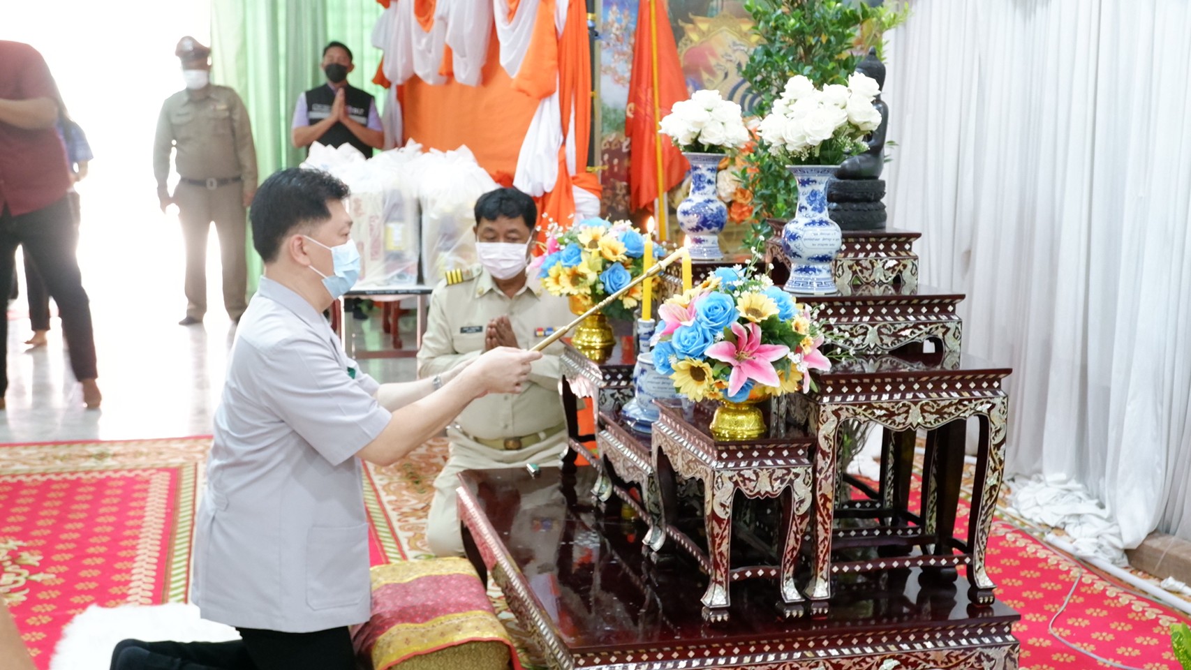 พช.นครนายก ร่วมกิจกรรม “หน่วยบำบัดทุกข์ บำรุงสุข สร้างรอยยิ้ม และความปรองดองสมานฉันท์ให้ประชาชนจังหวัดนครนายก” ประจำปีงบประมาณ พ.ศ. 2566