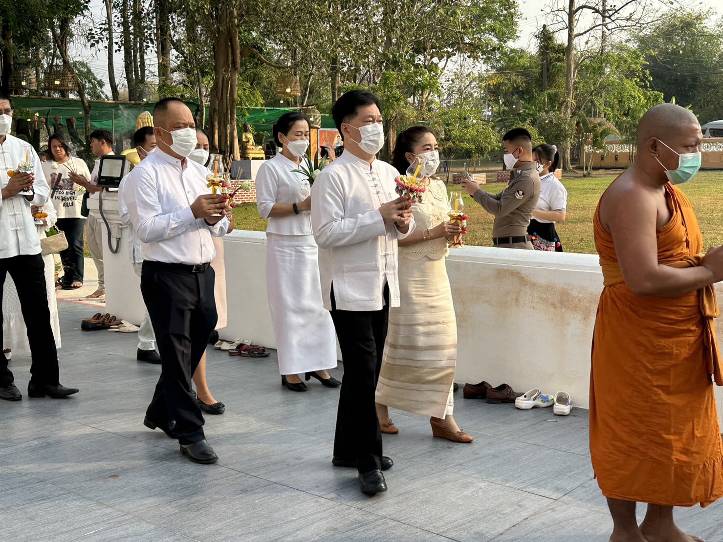 ข่าวพช นครนายก วันจันทร์ที่ 6   มีนาคม2566 ร่วมพิธีทำบุญเนื่องในวันสำคัญทางพระพุทธศาสนา วันมาฆะบูชา ณ ลานวัฒนธรรมนำสุข วัดอุดมธานี พระอารามหลวง