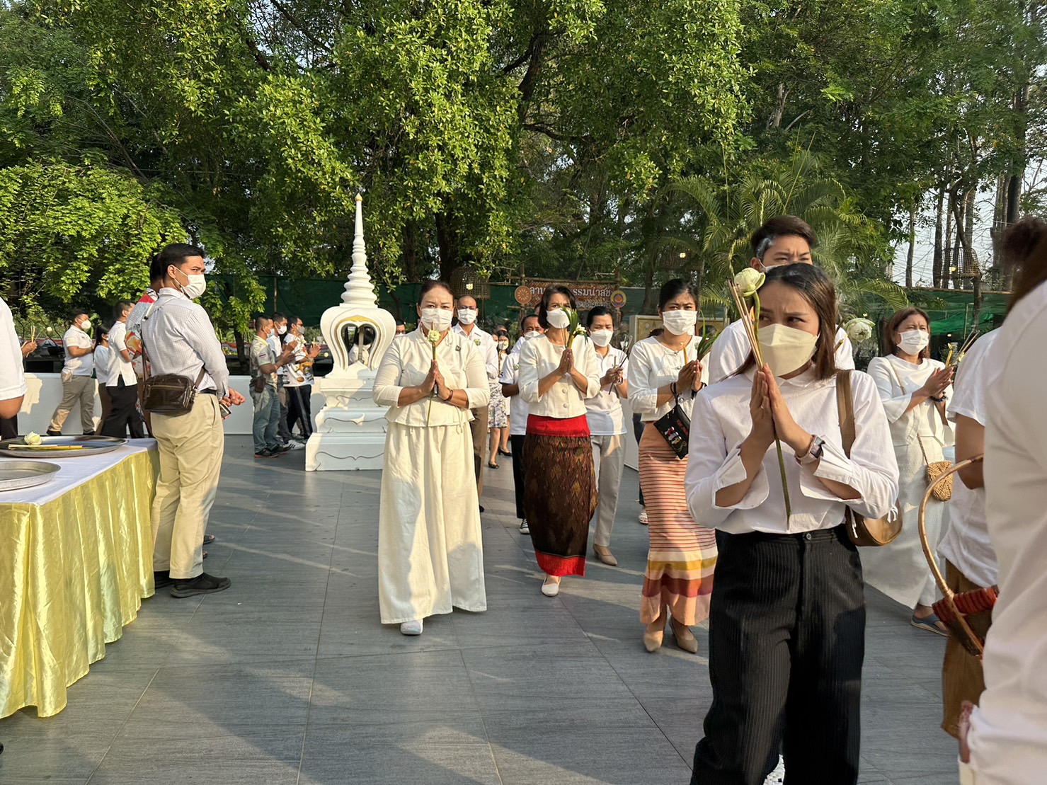 ข่าวพช นครนายก วันจันทร์ที่ 6   มีนาคม2566 ร่วมพิธีทำบุญเนื่องในวันสำคัญทางพระพุทธศาสนา วันมาฆะบูชา ณ ลานวัฒนธรรมนำสุข วัดอุดมธานี พระอารามหลวง