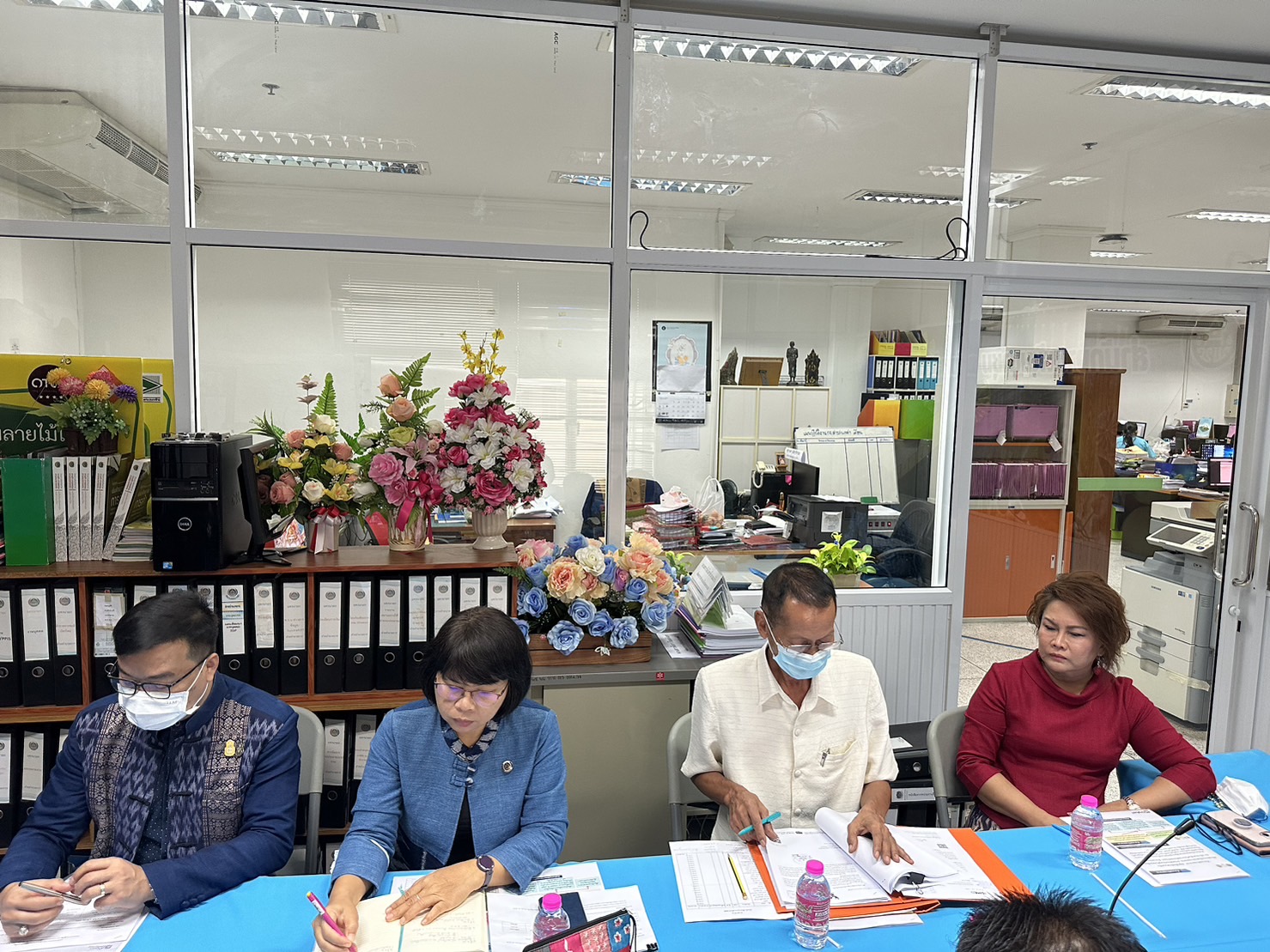 พช.นครนายก ร่วมประชุมเชิงปฏิบัติการติดตามผลการดำเนินงานหน่วยรับตรวจราชการรายไตรมาส (ไตรมาส 2)  เขตตรวจราชการที่ 9 กรมการพัฒนาชุมชน