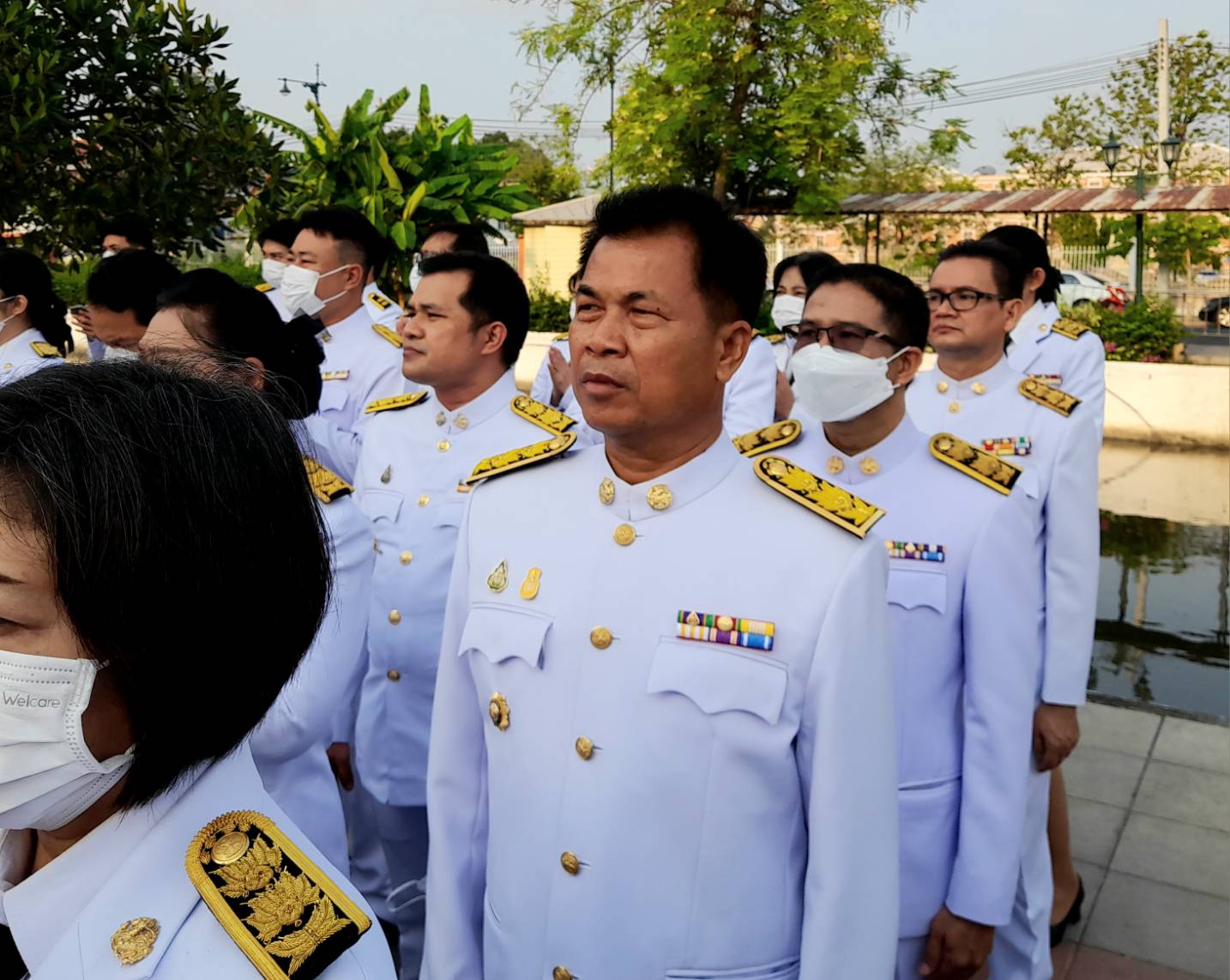 จังหวัดนครนายก ร่วมพิธีทอดผ้าป่าสมทบกองทุนพัฒนาเด็กชนบทในพระราชูปถัมภ์สมเด็จพระเทพรัตนราชสุดาฯ สยามบรมราชกุมารี พร้อมทั้งร่วมพิธีวันสถาปนากระทรวงมหาดไทย ครบรอบ 131 ปี และพิธีเนื่องในวันข้าราชการพลเรือน ปี 2566