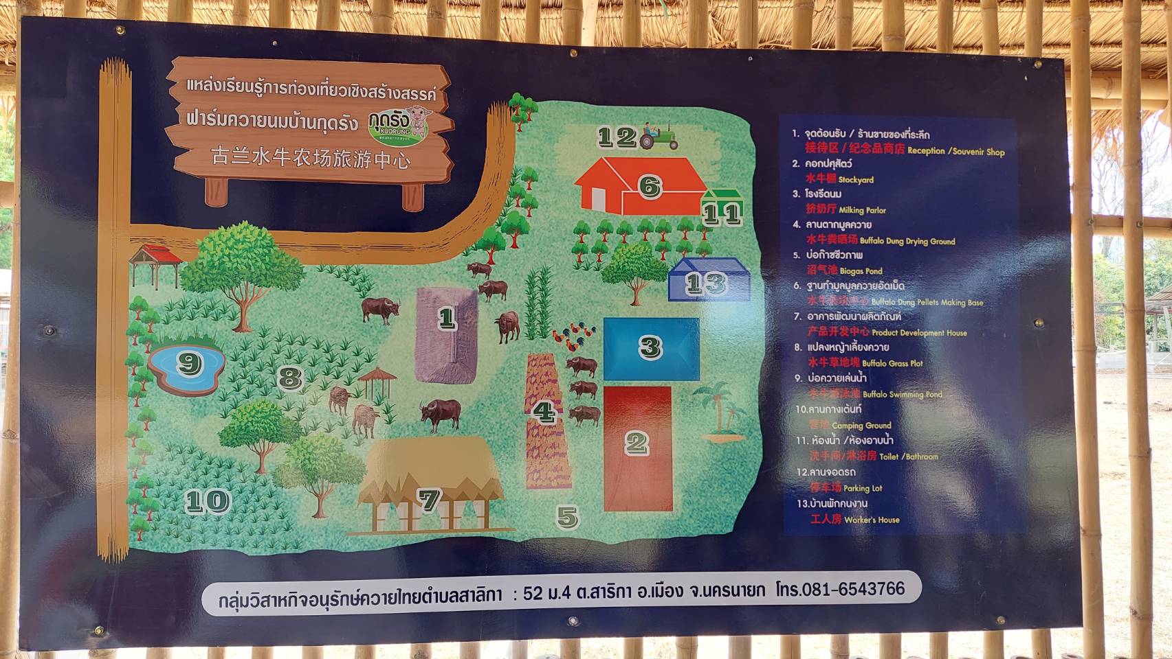 พัฒนาการจังหวัดนครนายก ร่วมกิจกรรมการยกระดับผลิตภัณฑ์และบริการท่องเที่ยวเชิงเกษตรโดยชุมชนฟาร์มควายนมบ้านกุดรัง