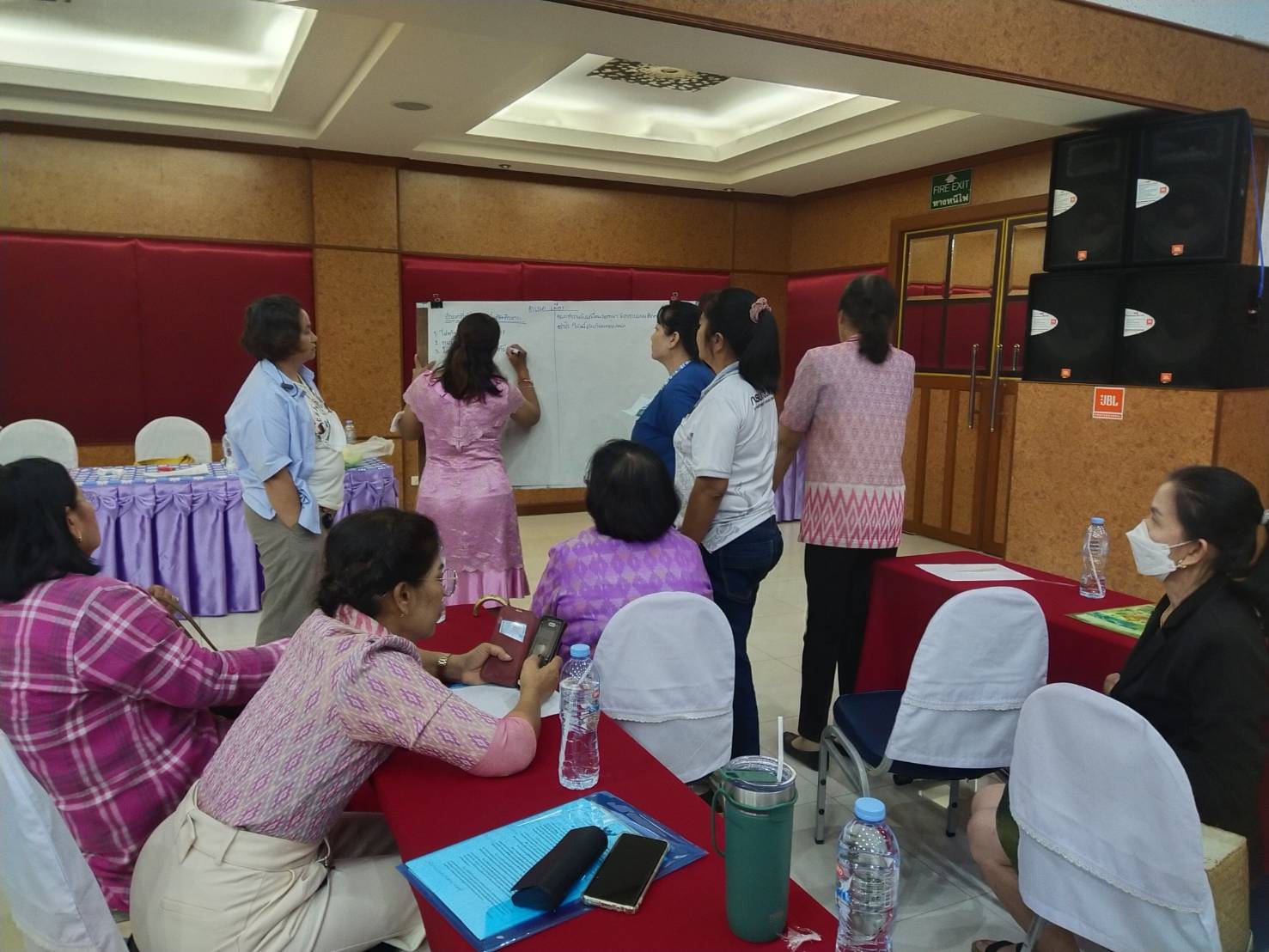 ?? พช.นครนายกโดยกองทุนพัฒนาบทบาทสตรี จัดอบรมโครงการเพิ่มประสิทธิภาพการปฏิบัติงานกองทุนพัฒนาบทบาทสตรีแก่กลไกการขับเคลื่อน