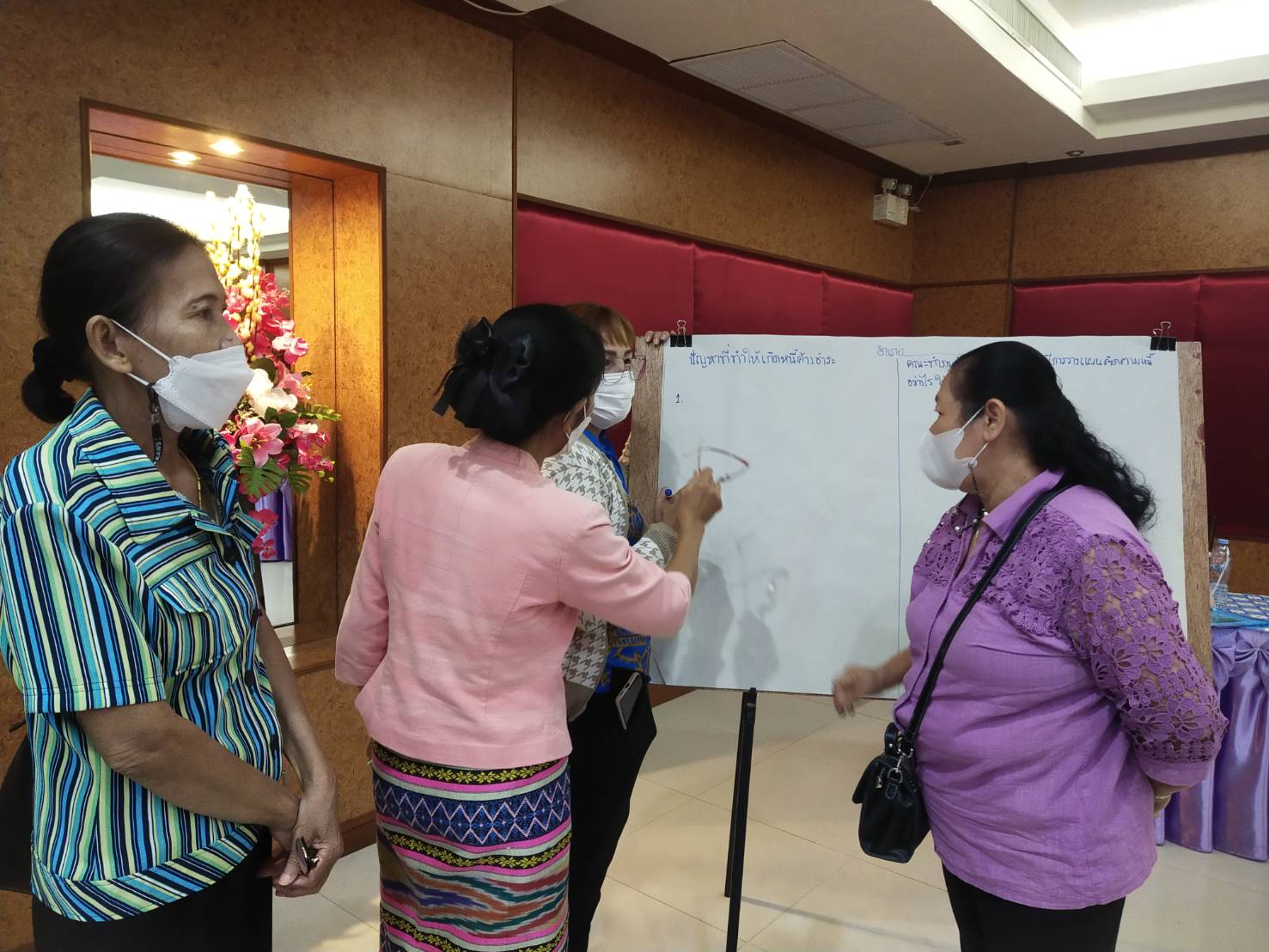 ?? พช.นครนายกโดยกองทุนพัฒนาบทบาทสตรี จัดอบรมโครงการเพิ่มประสิทธิภาพการปฏิบัติงานกองทุนพัฒนาบทบาทสตรีแก่กลไกการขับเคลื่อน