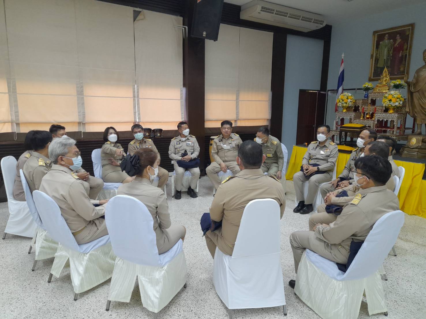 ??? พช. ร่วมพิธีเปิดโครงการฝึกอบรมเชิงปฏิบัติการ “ผู้บริหารระดับสูงกระทรวงมหาดไทย หลักสูตร “ผู้นำนักขับเคลื่อนยุทธศาสตร์นำการเปลี่ยนแปลงสู่เป้าหมายการพัฒนาที่ยั่งยืน” ระดับกระทรวง (ผู้ตรวจราชการกระทรวงมหาดไทยและผู้ตรวจราชการกรม)