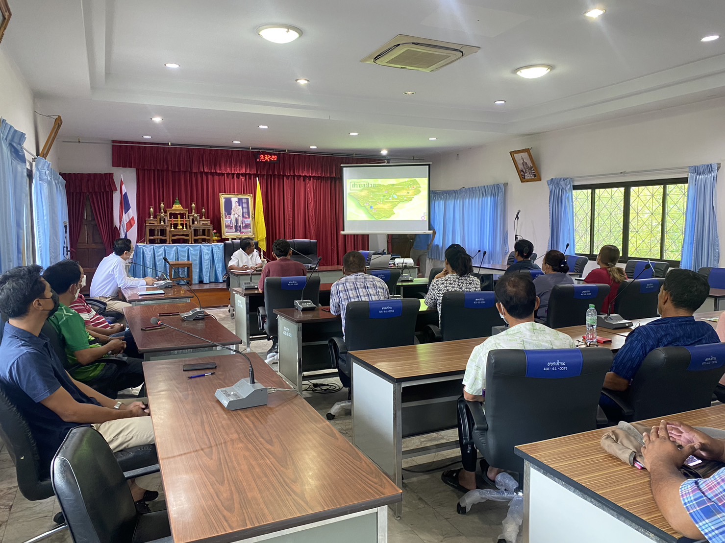 ??? พช.นครนายก ลงพื้นที่เตรียมความพร้อมในการนำเสนอสารสนเทศตำบลต้นแบบเพื่อพัฒนาคุณภาพชีวิต ตำบลป่าขะ อำเภอบ้านนา จังหวัดนครนายก ระดับเขตตรวจราชการ