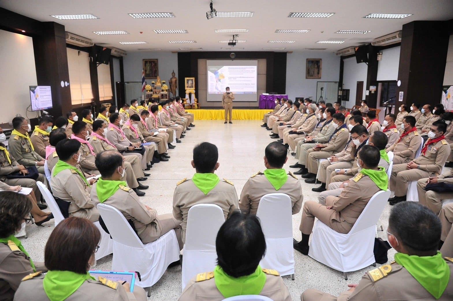 ??? พช. ร่วมพิธีเปิดโครงการฝึกอบรมเชิงปฏิบัติการ “ผู้บริหารระดับสูงกระทรวงมหาดไทย หลักสูตร “ผู้นำนักขับเคลื่อนยุทธศาสตร์นำการเปลี่ยนแปลงสู่เป้าหมายการพัฒนาที่ยั่งยืน” ระดับกระทรวง (ผู้ตรวจราชการกระทรวงมหาดไทยและผู้ตรวจราชการกรม)