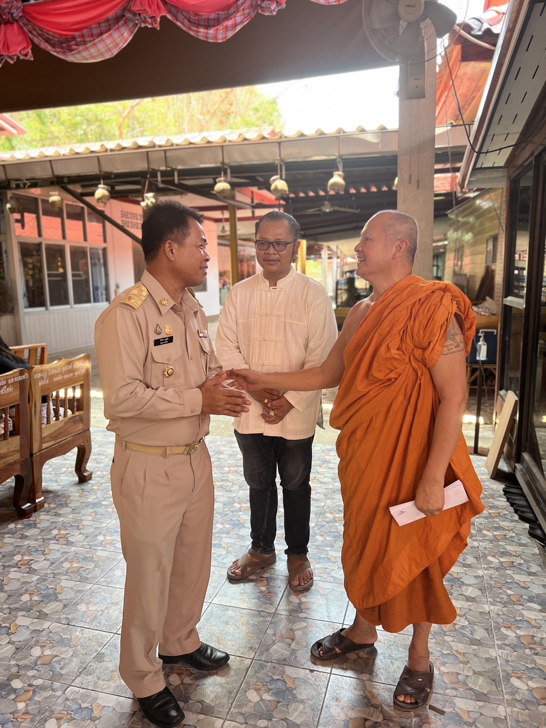 พัฒนาชุมชนนครนายก – @วัดคีรีวันจัดเทศกาลสงกรานต์สรงน้ำพระ-เณร ทอดผ้าป่าสามัคคี