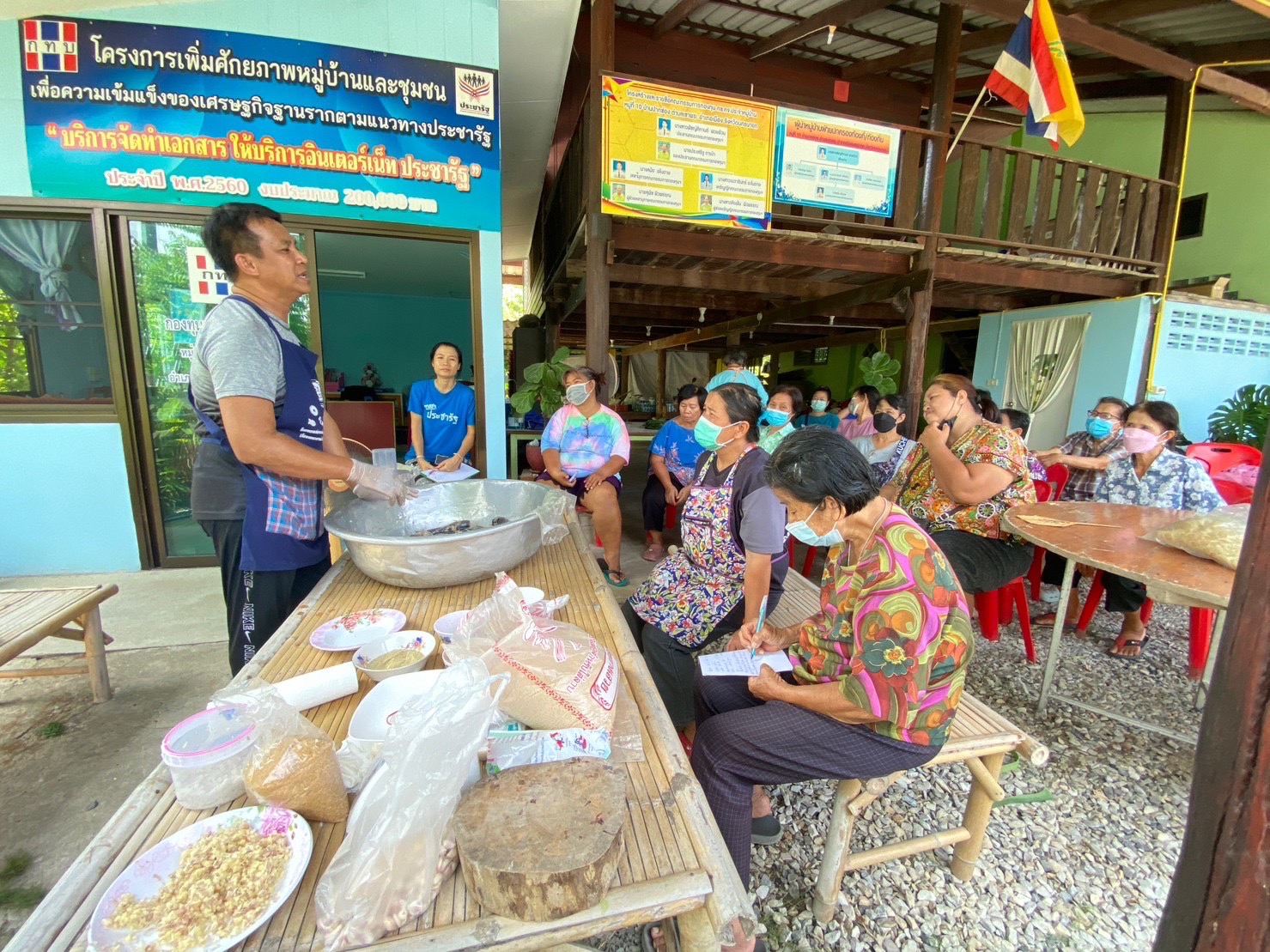 ??? พช.เมืองนครนายก ดำเนิน กิจกรรมส่งเสริมและพัฒนาอาชีพแก่ประชาชนที่เป็นสมาชิกกองทุนชุมชน ภายใต้ โครงการส่งเสริมประชาชนเข้าถึงแหล่งทุน