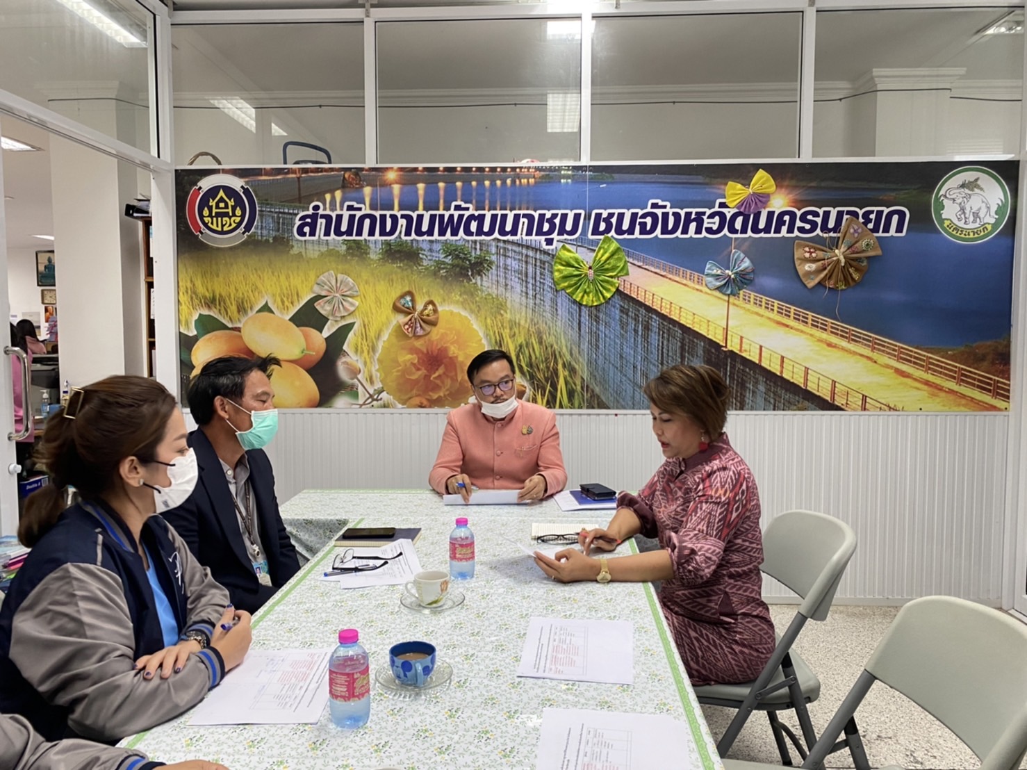 ??พช.นครนายก ร่วมให้ข้อมูลการวิจัยของมหาวิทยาลัยสวนดุสิต