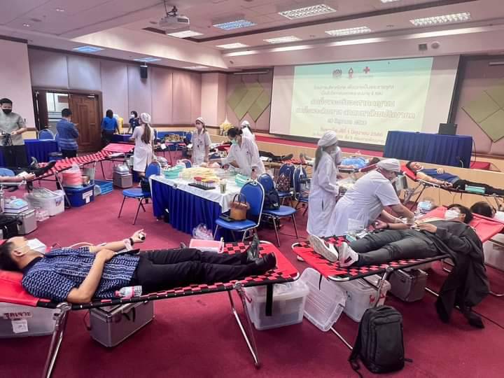 ???นครนายก : พช.เมืองนครนายก ร่วมบริจาคโลหิต ครั้งที่ 3/2566 เพื่อถวายเป็นพระราชกุศล เนื่องในโอกาสฉลองพระชนมายุ 8 รอบ สมเด็จพระอริยวงศาคตญาณ สมเด็จพระสังฆราช สกลมหาสังฆปริณายก