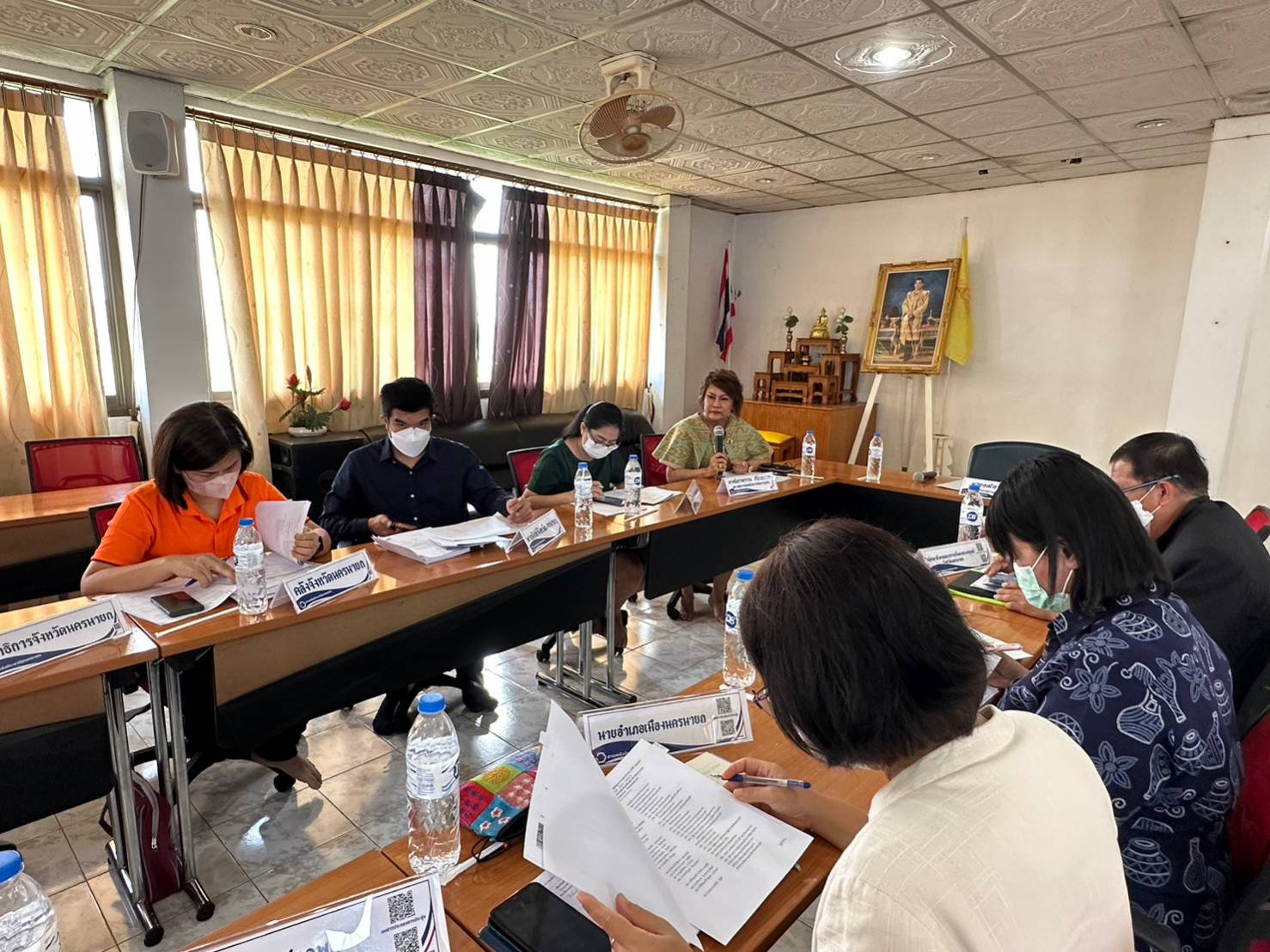 พช.นครนายก ติดตามผลการขับเคลื่อนงาน พัฒนาเศรษฐกิจฐานรากของจังหวัดนครนายก