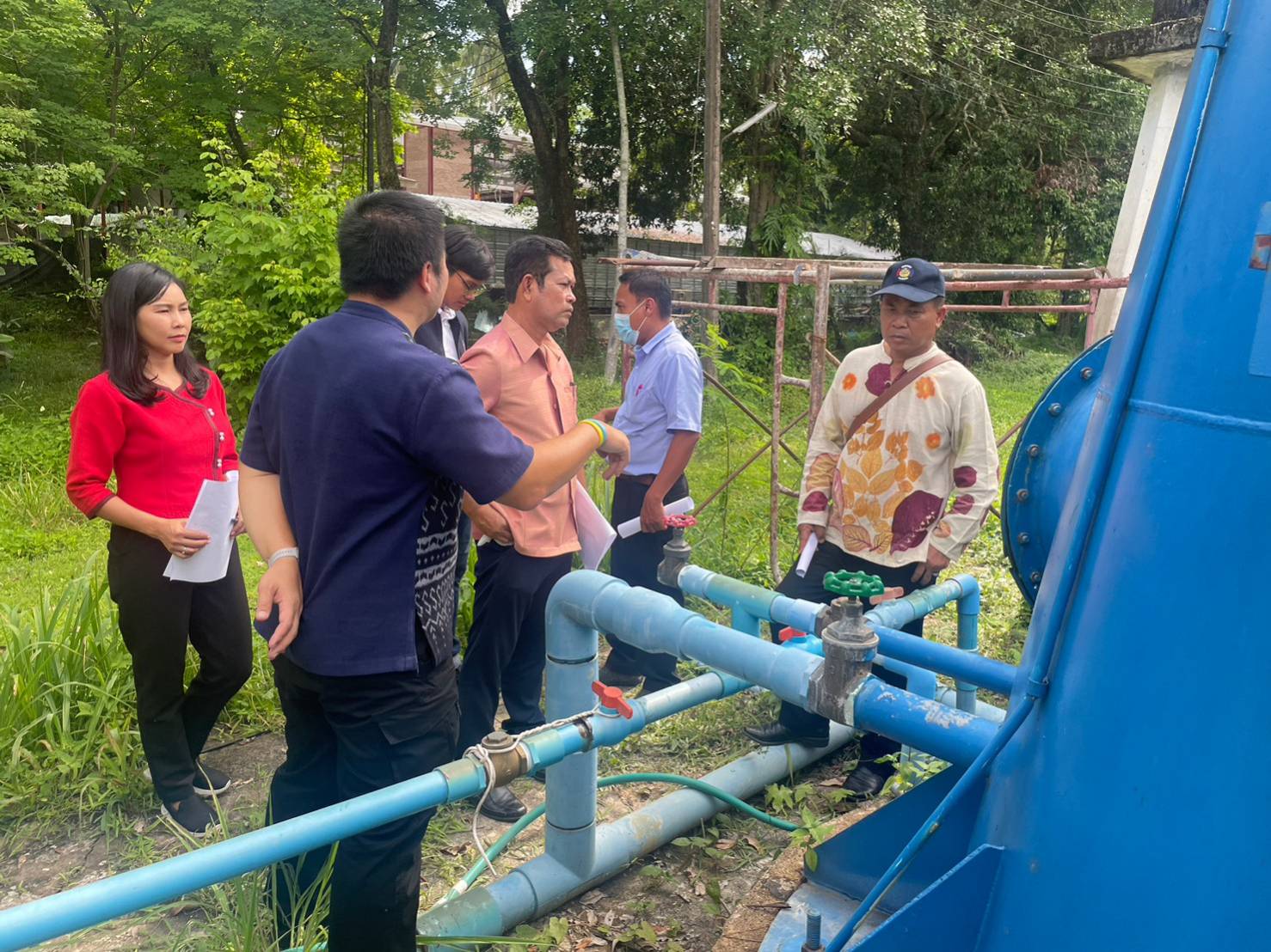…พช.นครนายก  ร่วมสำรวจและออกแบบระบบการบริหารจัดการน้ำเพื่อแก้ไขปัญหาขาดแคลนน้ำเพื่ออุปโภคบริโภคของศูนย์ศึกษาและพัฒนาชุมชนนครนายก