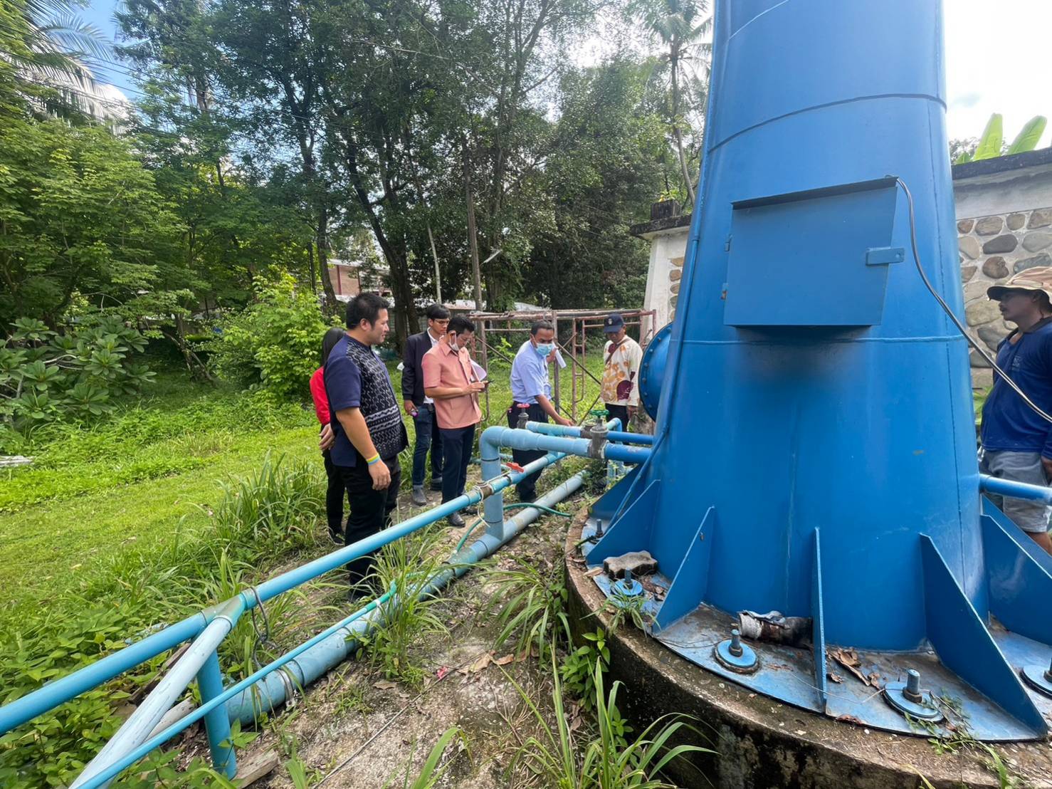 …พช.นครนายก  ร่วมสำรวจและออกแบบระบบการบริหารจัดการน้ำเพื่อแก้ไขปัญหาขาดแคลนน้ำเพื่ออุปโภคบริโภคของศูนย์ศึกษาและพัฒนาชุมชนนครนายก