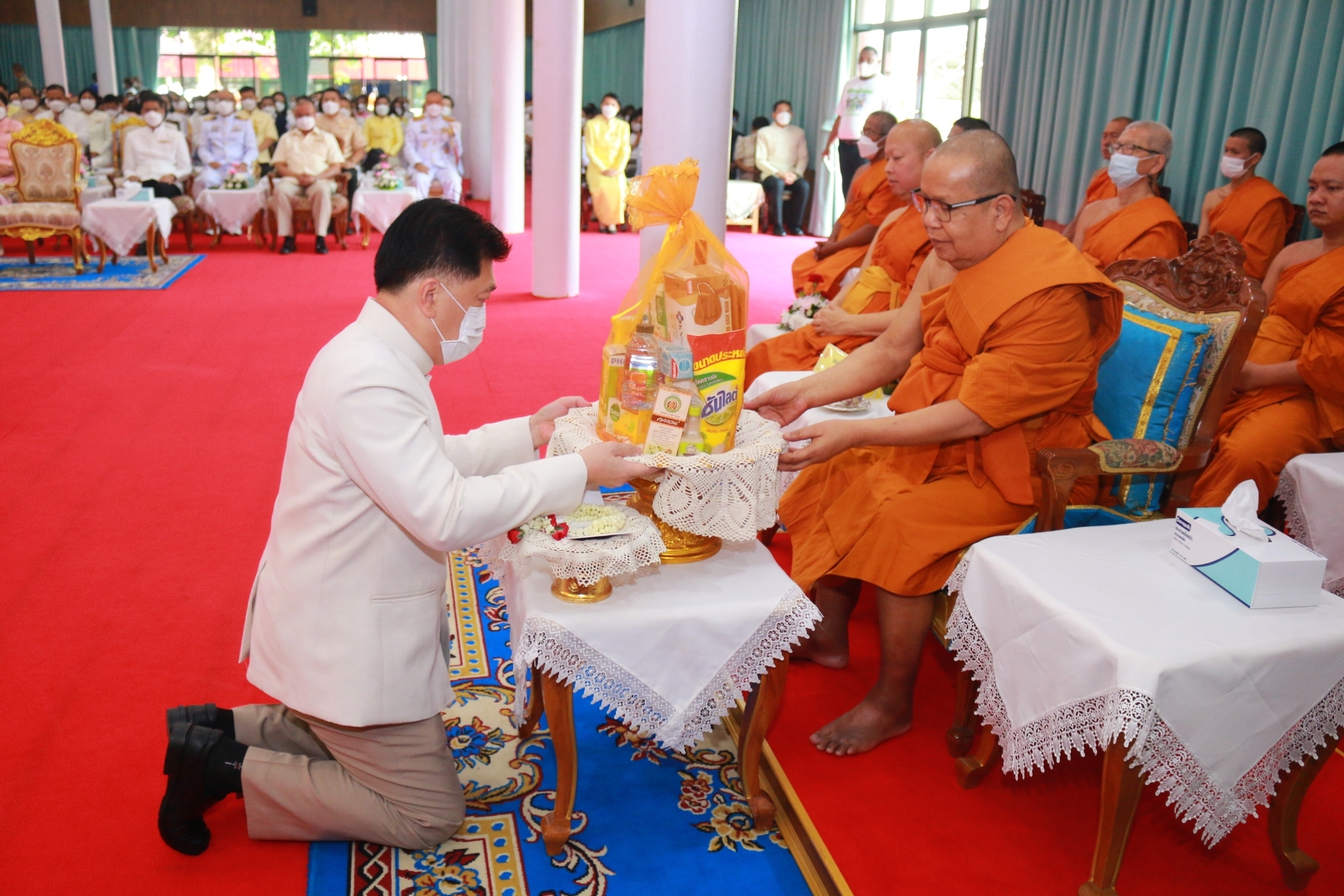 …พช.นครนายก ร่วมพิธีทำบุญตักบาตรถวายพระกุศล งานฉลองพระชนมายุ 8 รอบ สมเด็จพระอริยวงศาคตญาณ สมเด็จพระสังฆราช สกลมหาสังฆปรินายก 26 มิถุนายน 2566