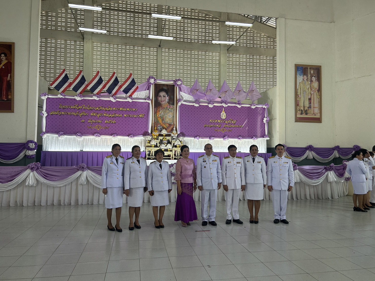 สพอ.ปากพลีร่วมกิจกรรมเฉลิมพระเกียรติ โดยช่วงเช้ามีพิธีเจริญพระพุทธมนต์ ทำบุญตักบาตร ถวายพระราชกุศลแด่สมเด็จพระนางเจ้าสุทิดา พัชรสุธาพิมลลักษณ พระบรมราชินี และช่วงค่ำมีพิธีถวายเครื่องราชสักการะ วางพานพุ่มและพิธีจุดเทียนถวายพระพรชัยมงคล เนื่องในโอกาศวันเฉลิมพระชนมพรรษา 3 มิถุนายน 2566