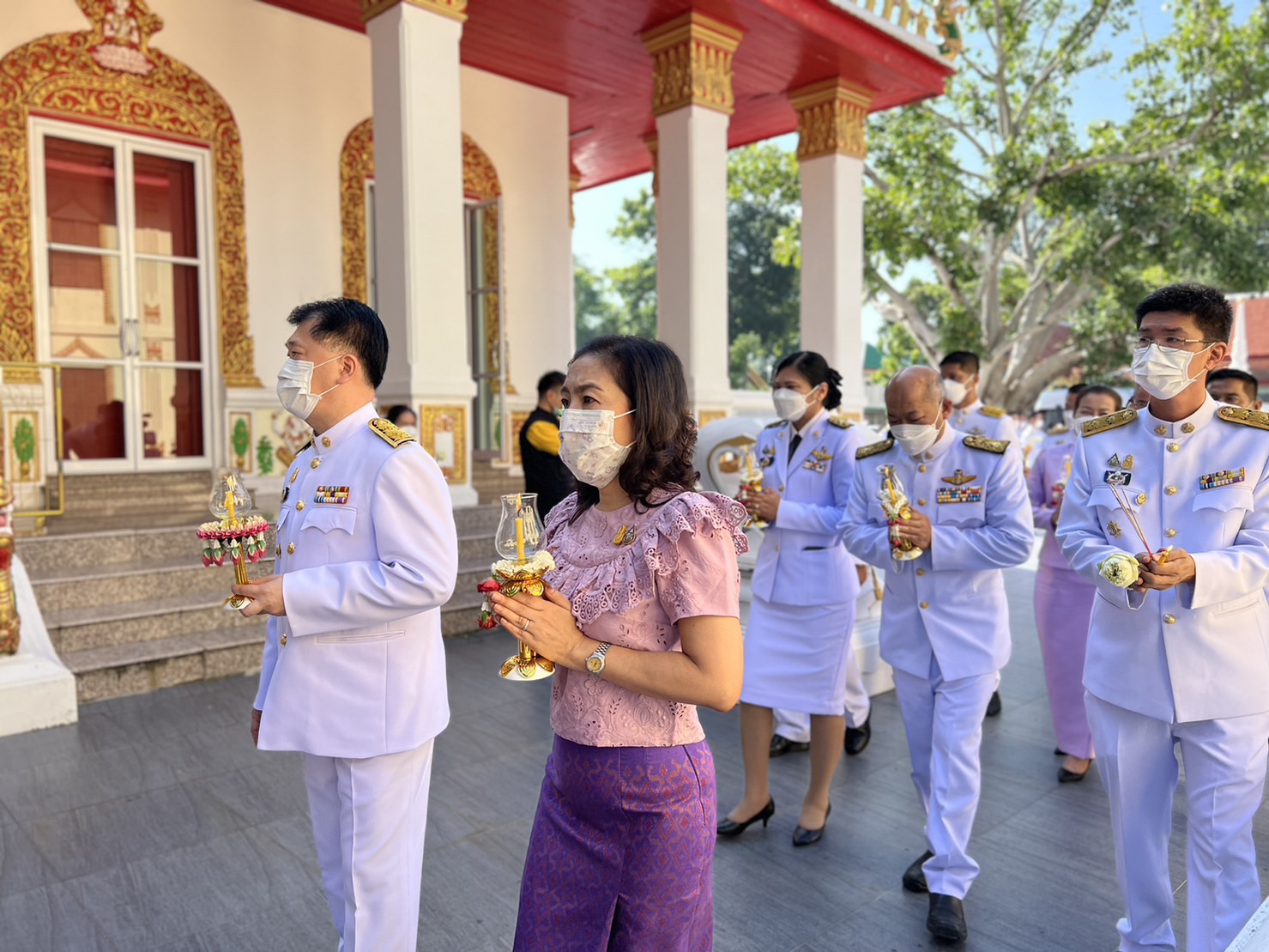 ??? พช. ร่วมพิธีเจริญพระพุทธมนต์ทำบุญตักบาตรถวายพระราชกุศลแด่สมเด็จพระนางเจ้าสุทิดาพัชรสุธาพิมลลักษณ พระบรมราชินี เนื่องในโอกาสวันเฉลิมพระชนมพรรษา 3 มิถุนายน 2566 และพิธีเวียนเทียน เนื่องในเทศกาลวันวิสาขบูชา