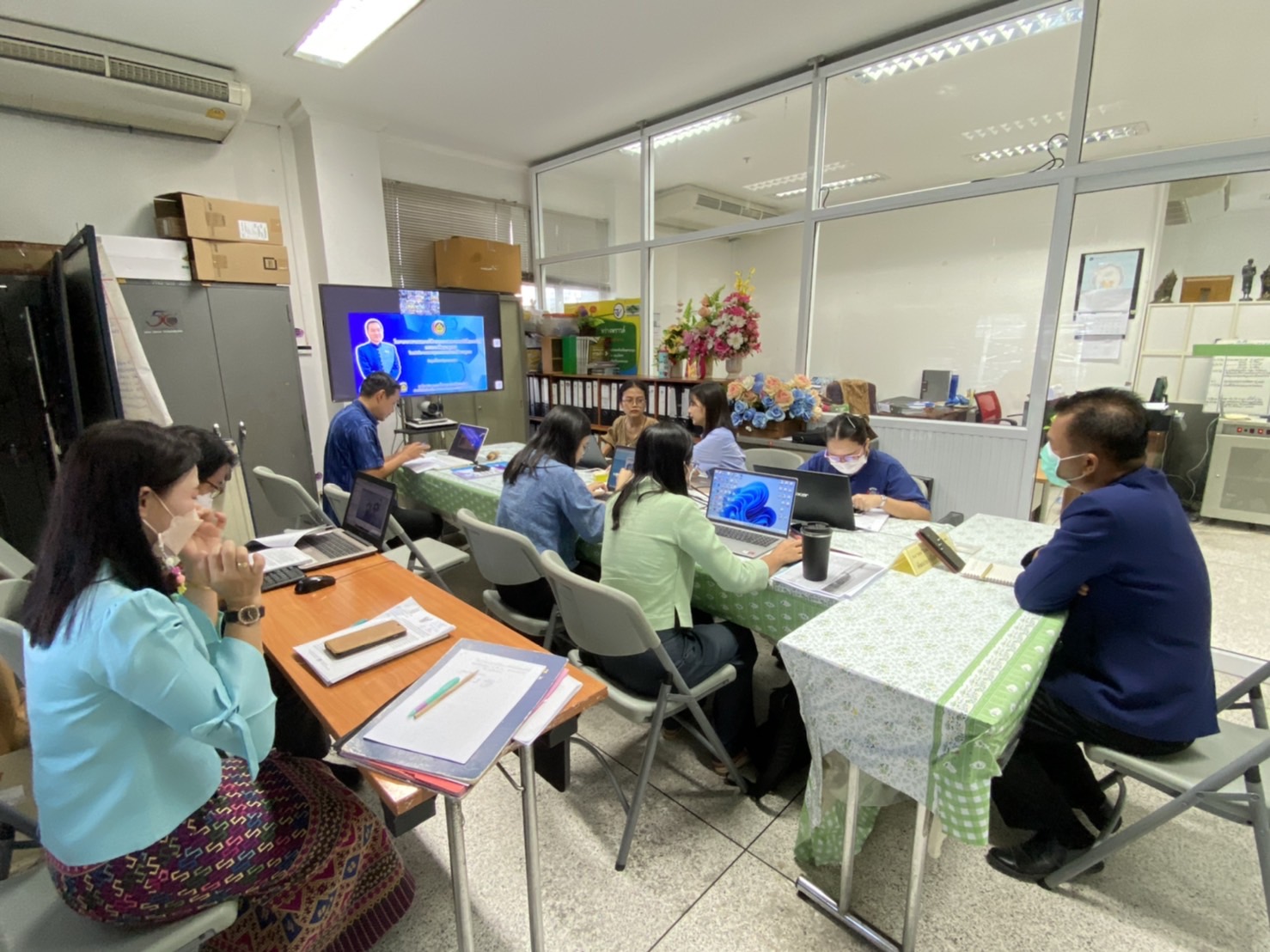 …พช.นครนายก เข้าร่วมอบรมการใช้งานระบบงานสารบรรณอิเล็กทรอนิกส์ ผ่านระบบวีดิทัศน์ทางไกล (Video Conference)