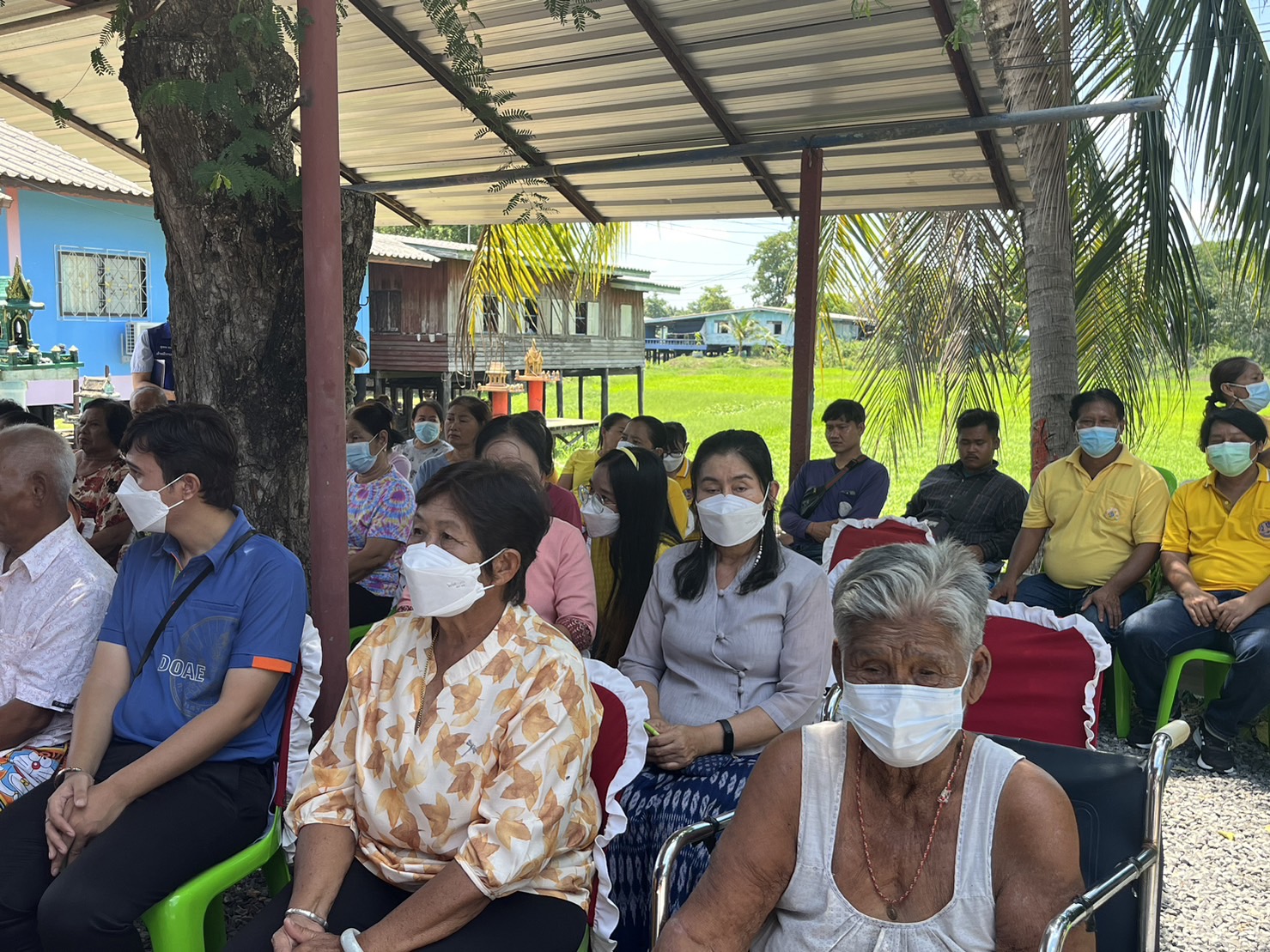 …พช.นครนายก : ลงพื้นที่ให้กำลังใจการเตรียมการขับเคลื่อนโครงการหนึ่งตำบล หนึ่งหมู่บ้านยั่งยืน อำเภอองครักษ์