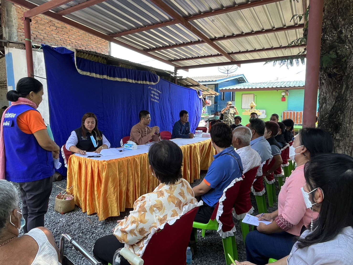 …พช.นครนายก : ลงพื้นที่ให้กำลังใจการเตรียมการขับเคลื่อนโครงการหนึ่งตำบล หนึ่งหมู่บ้านยั่งยืน อำเภอองครักษ์