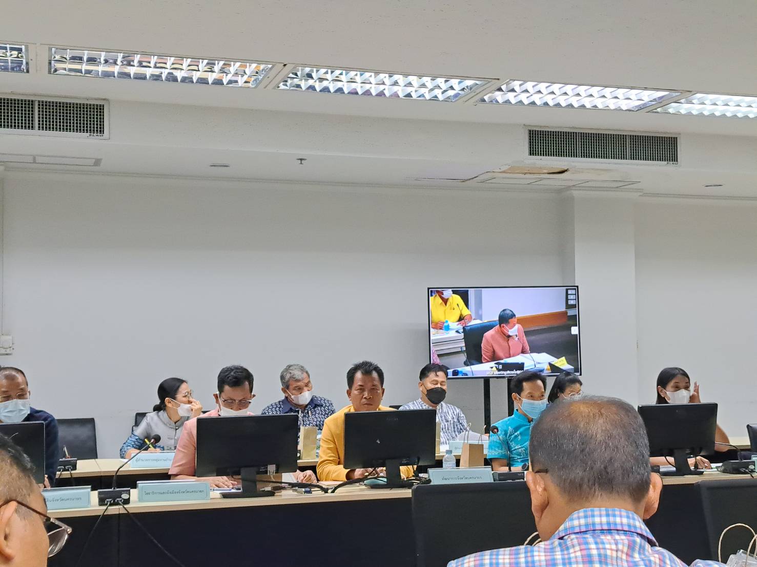 …พช.นครนายก ร่วมประชุมขับเคลื่อนและติดตามนโยบายของรัฐบาลและภารกิจสำคัญของกระทรวงมหาดไทย (ประจำปีงบประมาณ พ.ศ. 2566 (เดือนกรกฎาคม 2566) ผ่านระบบวีดิทัศน์ทางไกล (VCS) ณ ห้องประชุมนางรอง ชั้น 3 ศาลากลางจังหวัดนครนายก