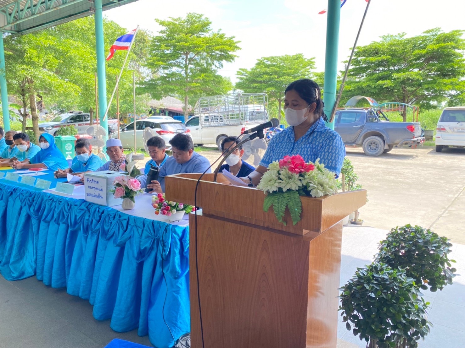 …พช.นครนายก ลุยพื้นที่พร้อมคณะทำงานติดตามและประกวดกองทุนแม่ของแผ่นดินดีเด่นระดับจังหวัดนครนายก ร่วมกิจกรรมการประกวดกองทุนแม่ดีเด่นระดับจังหวัด ประจำปีงบประมาณ พ.ศ. 2566