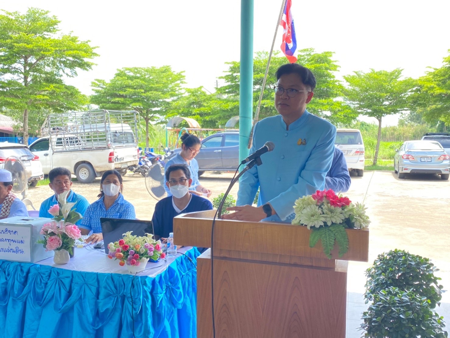 …พช.นครนายก ลุยพื้นที่พร้อมคณะทำงานติดตามและประกวดกองทุนแม่ของแผ่นดินดีเด่นระดับจังหวัดนครนายก ร่วมกิจกรรมการประกวดกองทุนแม่ดีเด่นระดับจังหวัด ประจำปีงบประมาณ พ.ศ. 2566