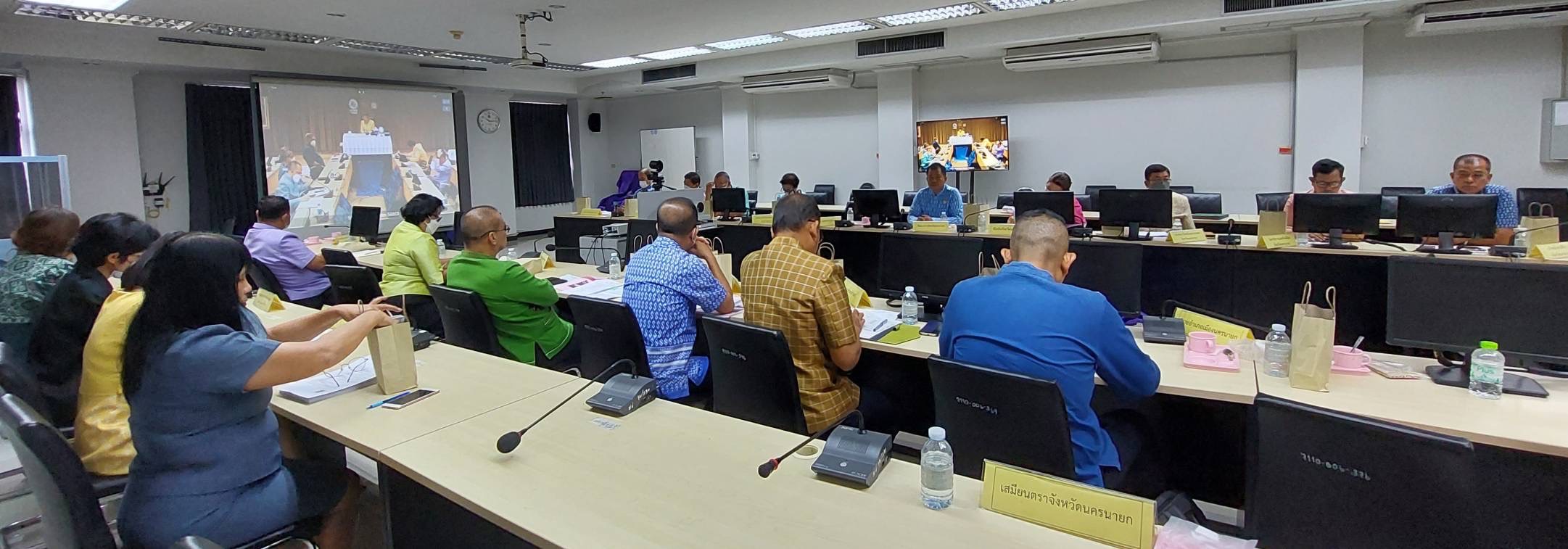 …พช.นครนายก ร่วมประชุมหัวหน้าส่วนราชการ หัวหน้าหน่วยงานรัฐวิสาหกิจ ในสังกัดกระทรวงมหาดไทย ประจำจังหวัดนครนายก ครั้งที่ 7/2566