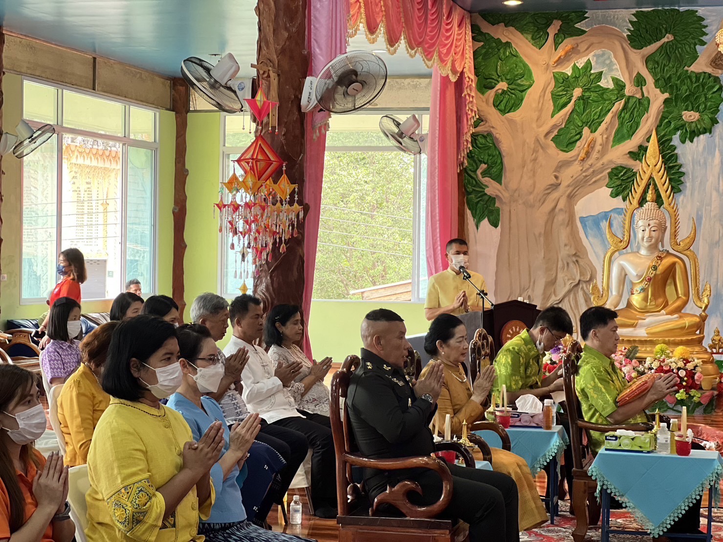 …พช.นครนายก  ร่วมเป็นส่วนหนึ่งในการทอดผ้าป่าสามัคคี