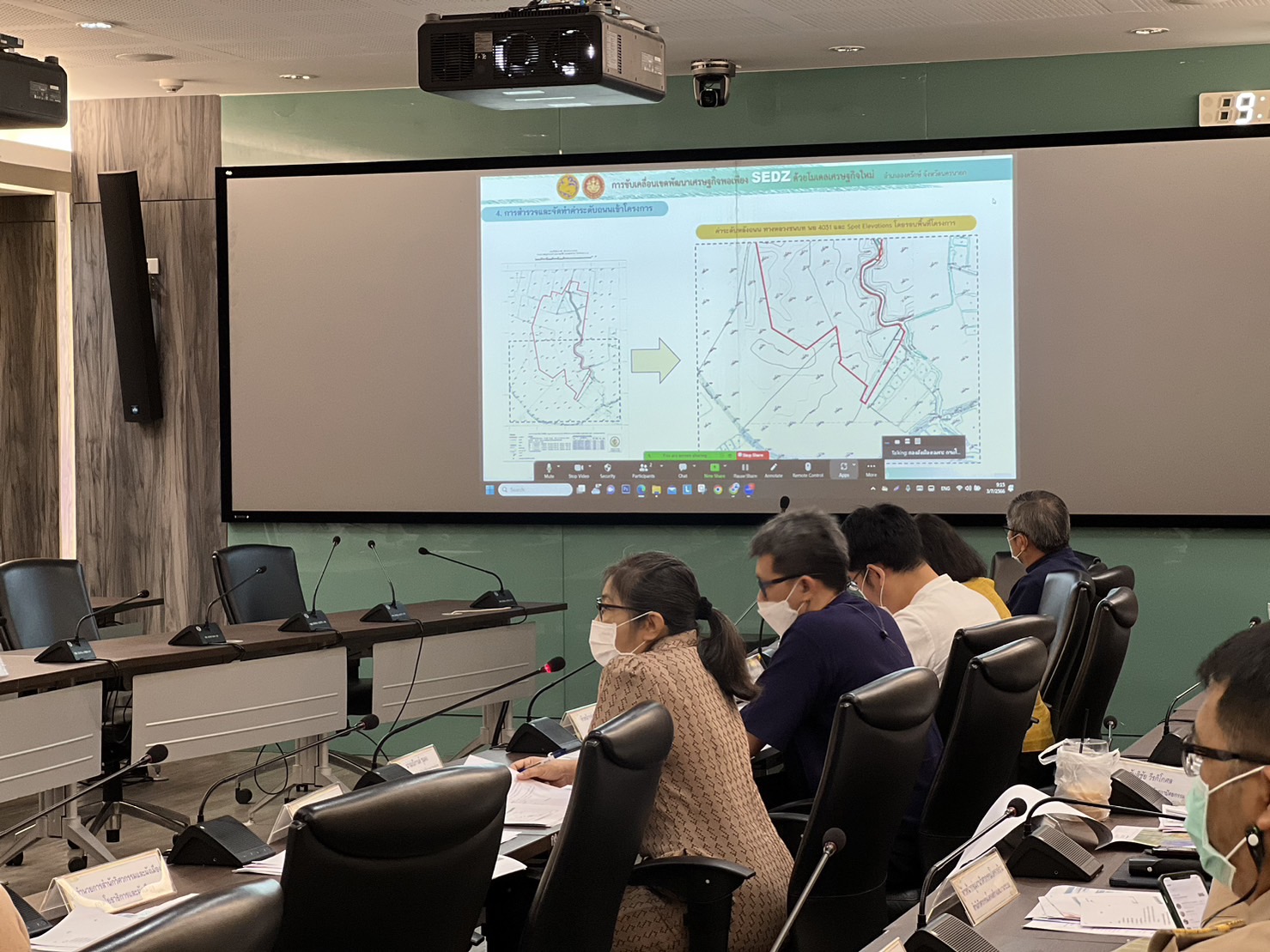 …พช.นครนายก ร่วมประชุมหารือทำงานดำเนินการจัดทำผังการใช้ประโยชน์ที่ดิน แบบรูปรายการและประมาณการราคา ในพื้นที่เขตพัฒนาเศรษฐกิจพอเพียง (SEDZ) ด้วยโมเดลเศรษฐกิจใหม่ จังหวัดนครนายก ครั้งที่ 4/2566