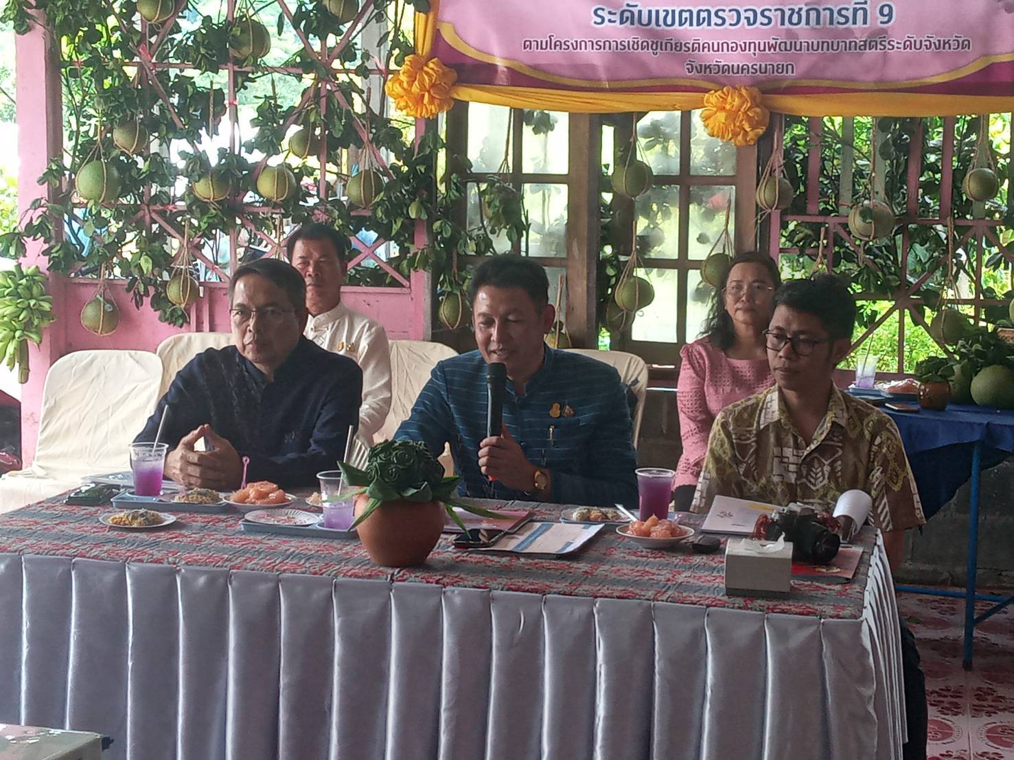 …พช.นครนายก: กองทุนพัฒนาบทบาทสตรีจังหวัดนครนายกรับการตรวจคัดเลือกกิจกรรมคนกองทุนพัฒนาบทบาทสตรีดีเด่นระดับเขตตรวจราชการ ตามโครงการเชิดชูเกียรติคนกองทุนพัฒนาบทบาทสตรีประจำปี 2566 จังหวัดนครนายก