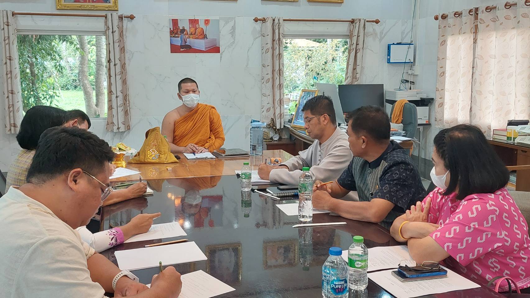 … พช.นครนายก ร่วมวางแผนการดำเนินกิจกรรม ประจำปีงบประมาณ พ.ศ.2566 ณ วัดดงละคร นครนายก