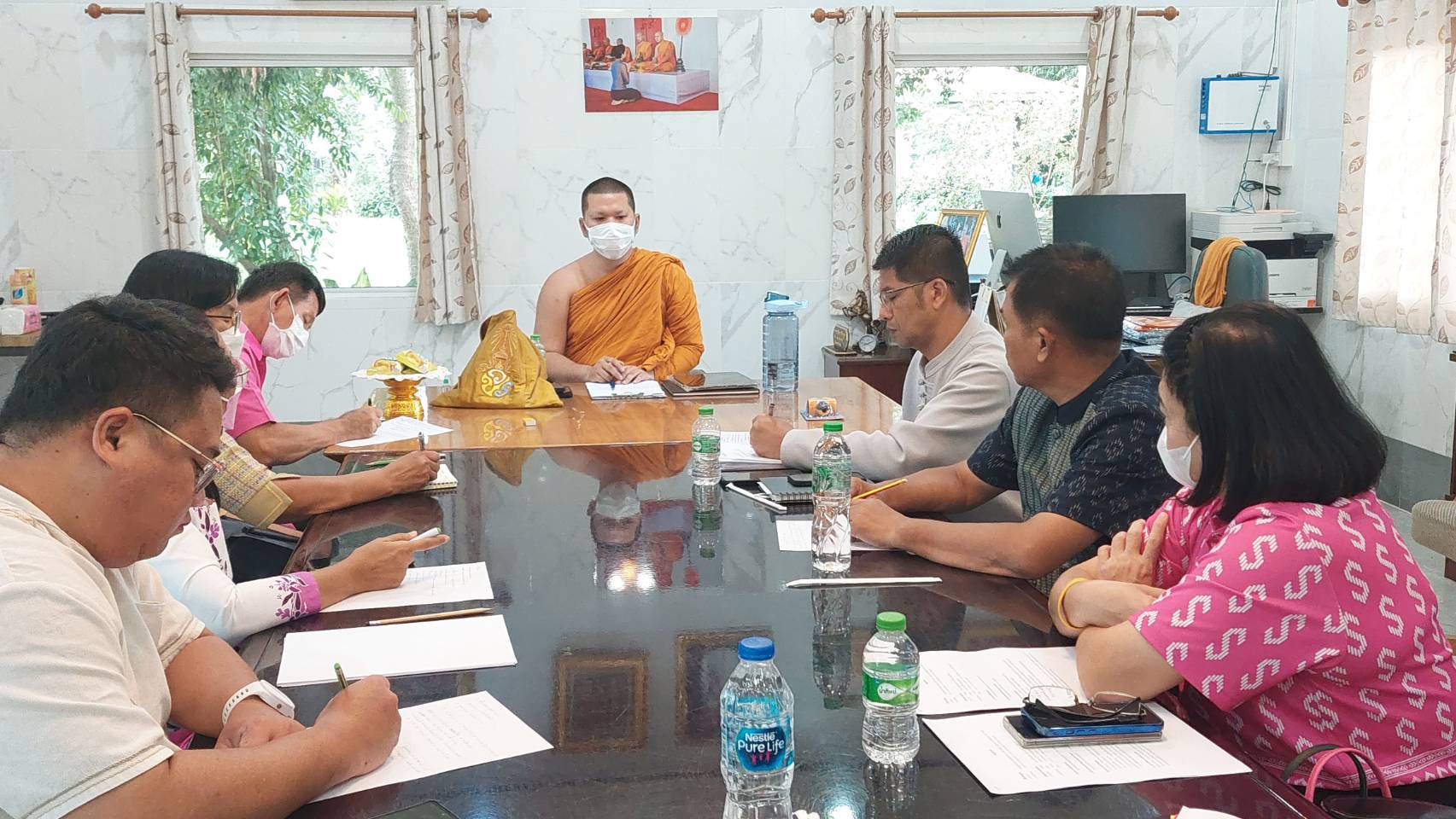 … พช.นครนายก ร่วมวางแผนการดำเนินกิจกรรม ประจำปีงบประมาณ พ.ศ.2566 ณ วัดดงละคร นครนายก